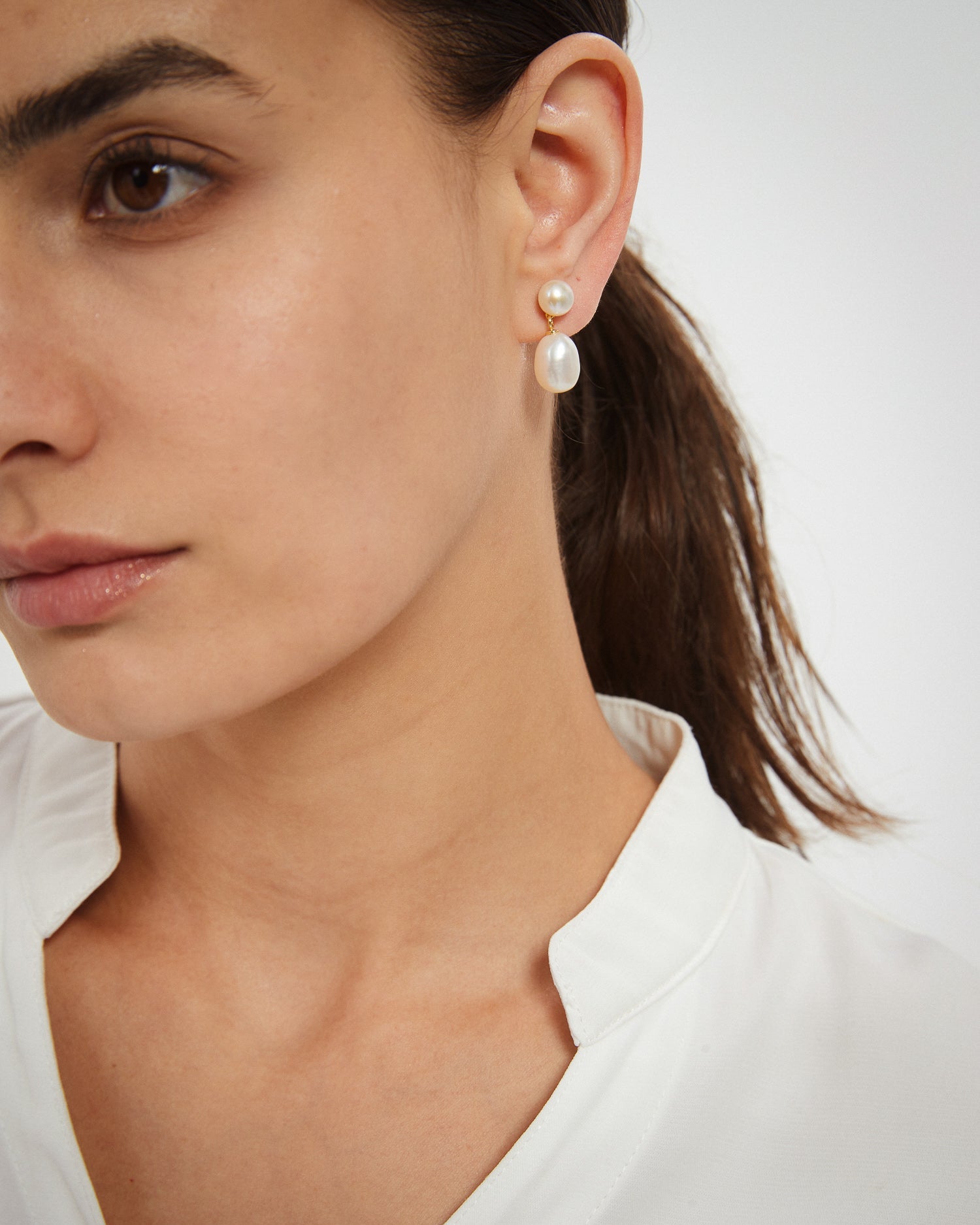 Freshwater Pearl Drop Earrings
