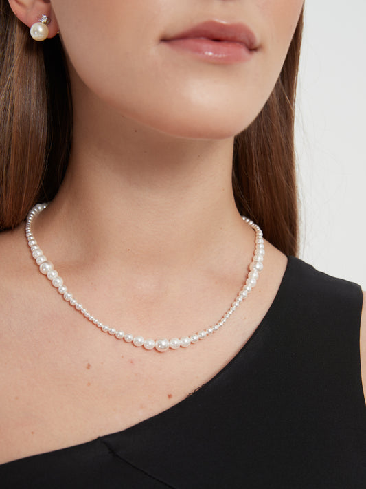 Millie Classic Pearl Necklace