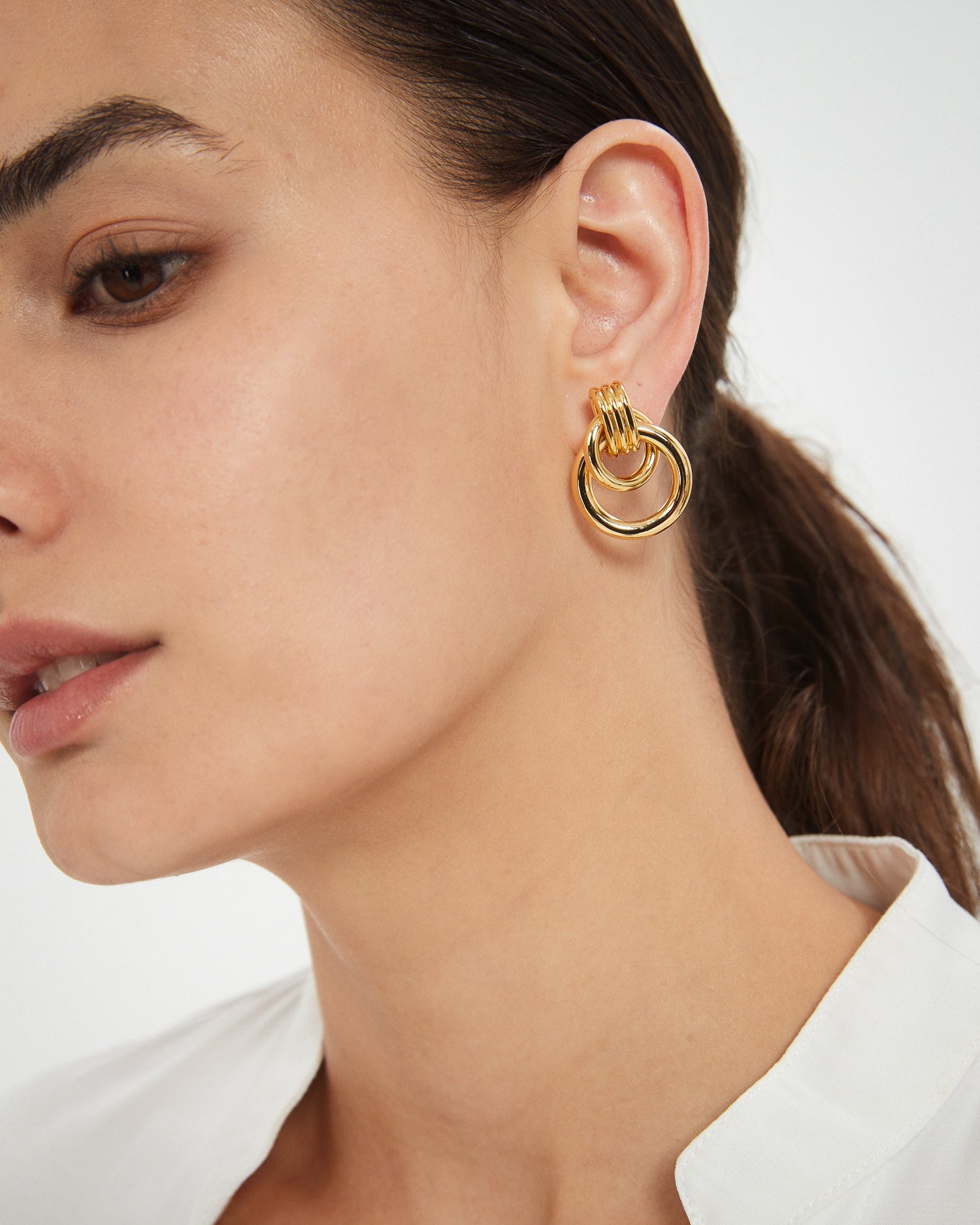 Statement Twisted Ear Studs