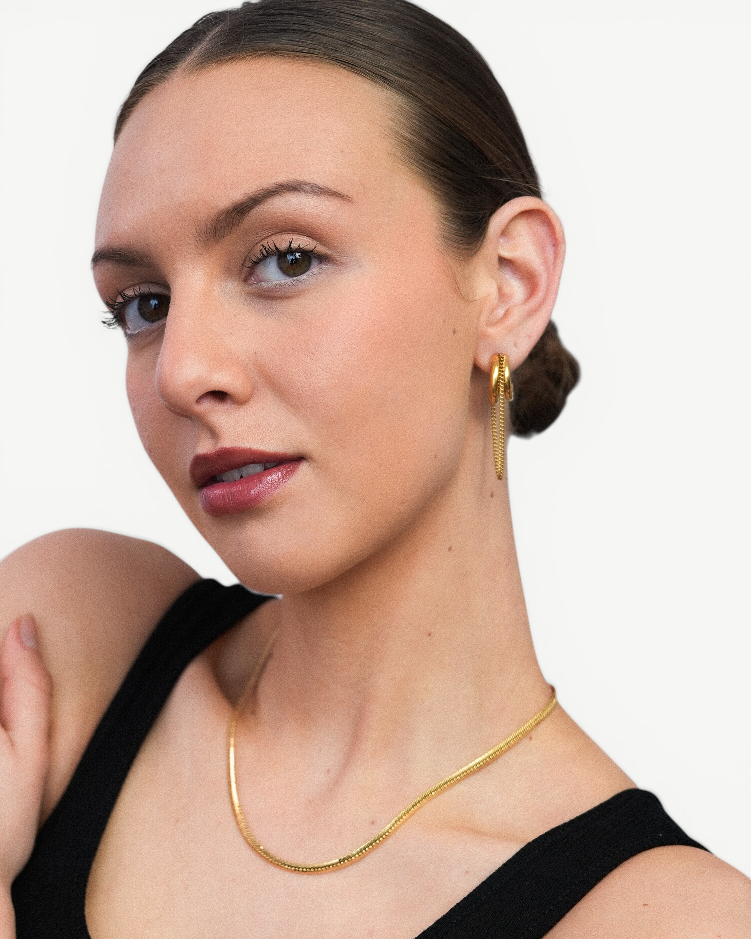 Herringbone Snake Chain Necklace