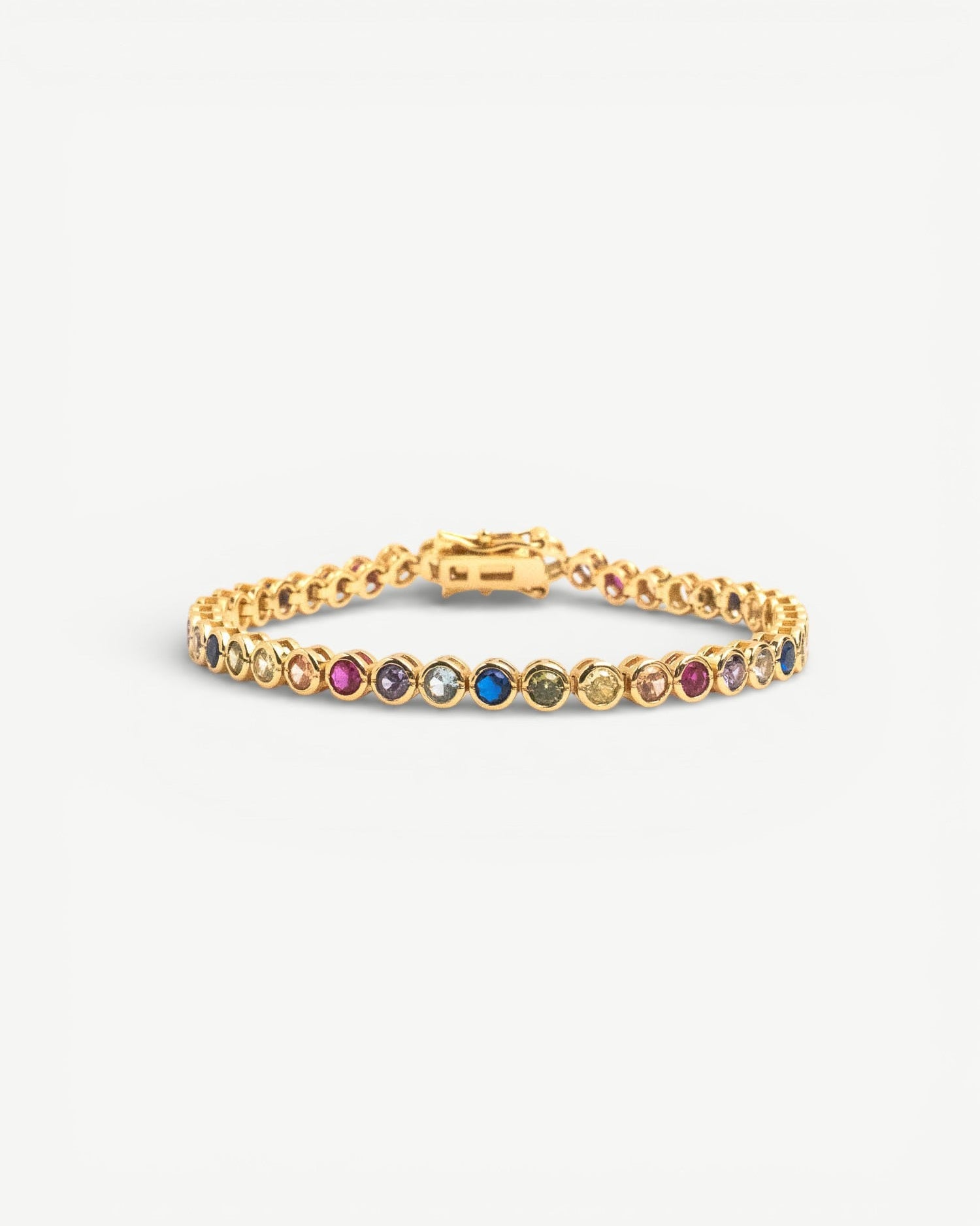 Rainbow Tennis Bracelet