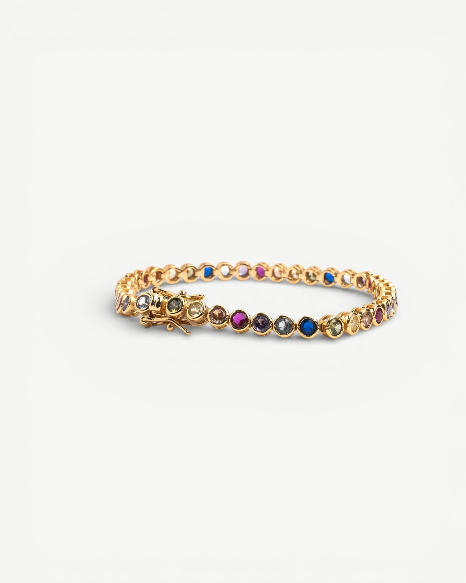 Rainbow Tennis Bracelet