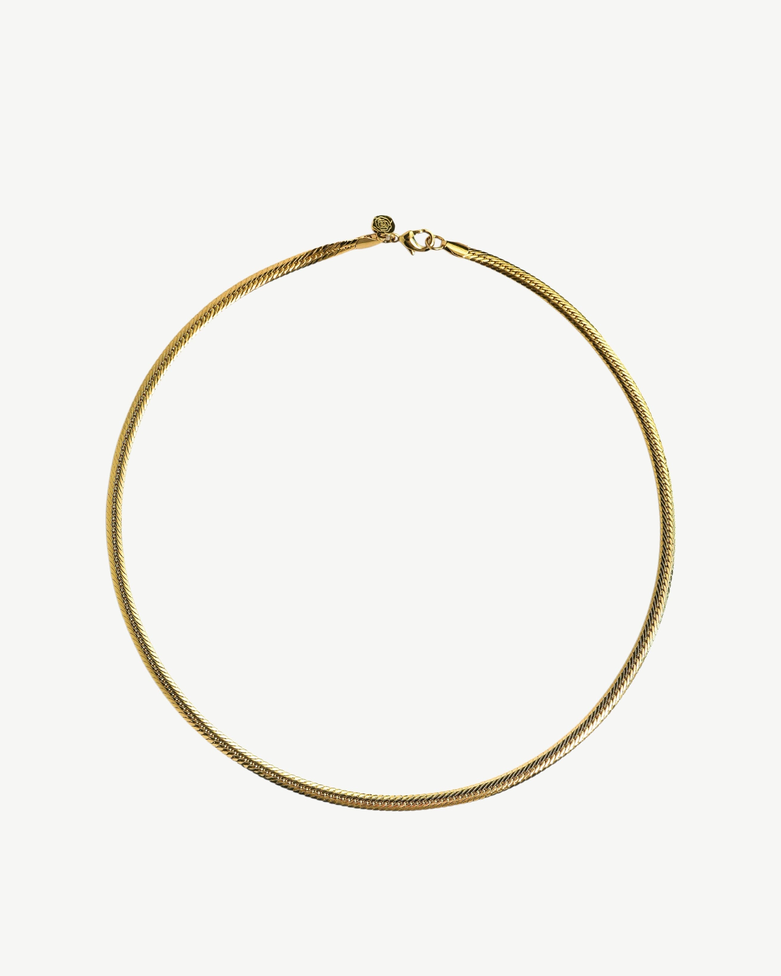 Herringbone Snake Chain Necklace