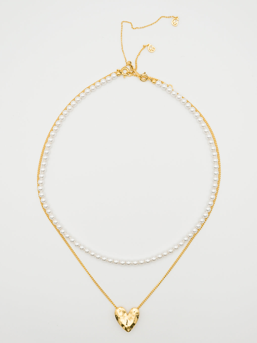 Iris Love Heart Necklace