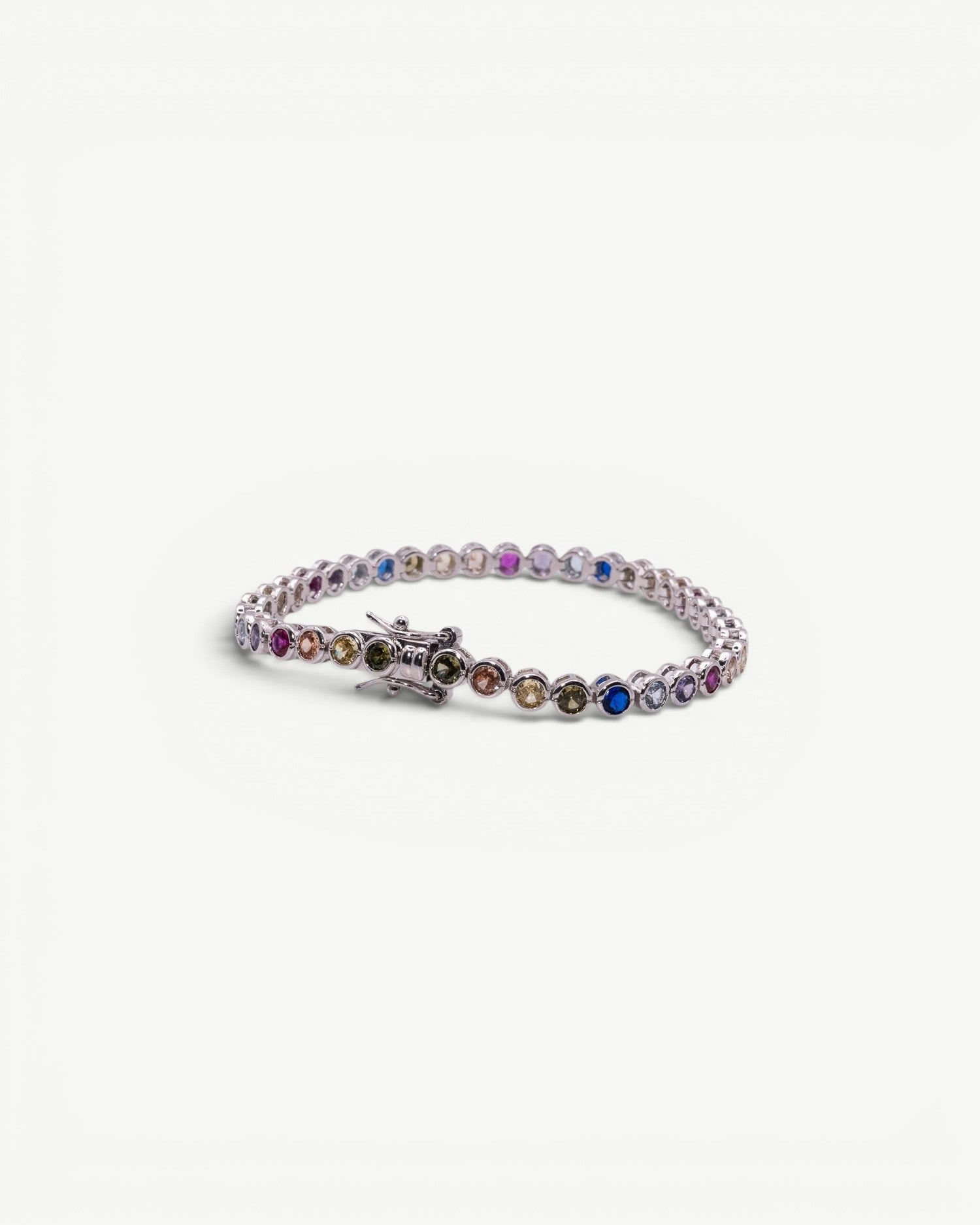 Rainbow Tennis Bracelet