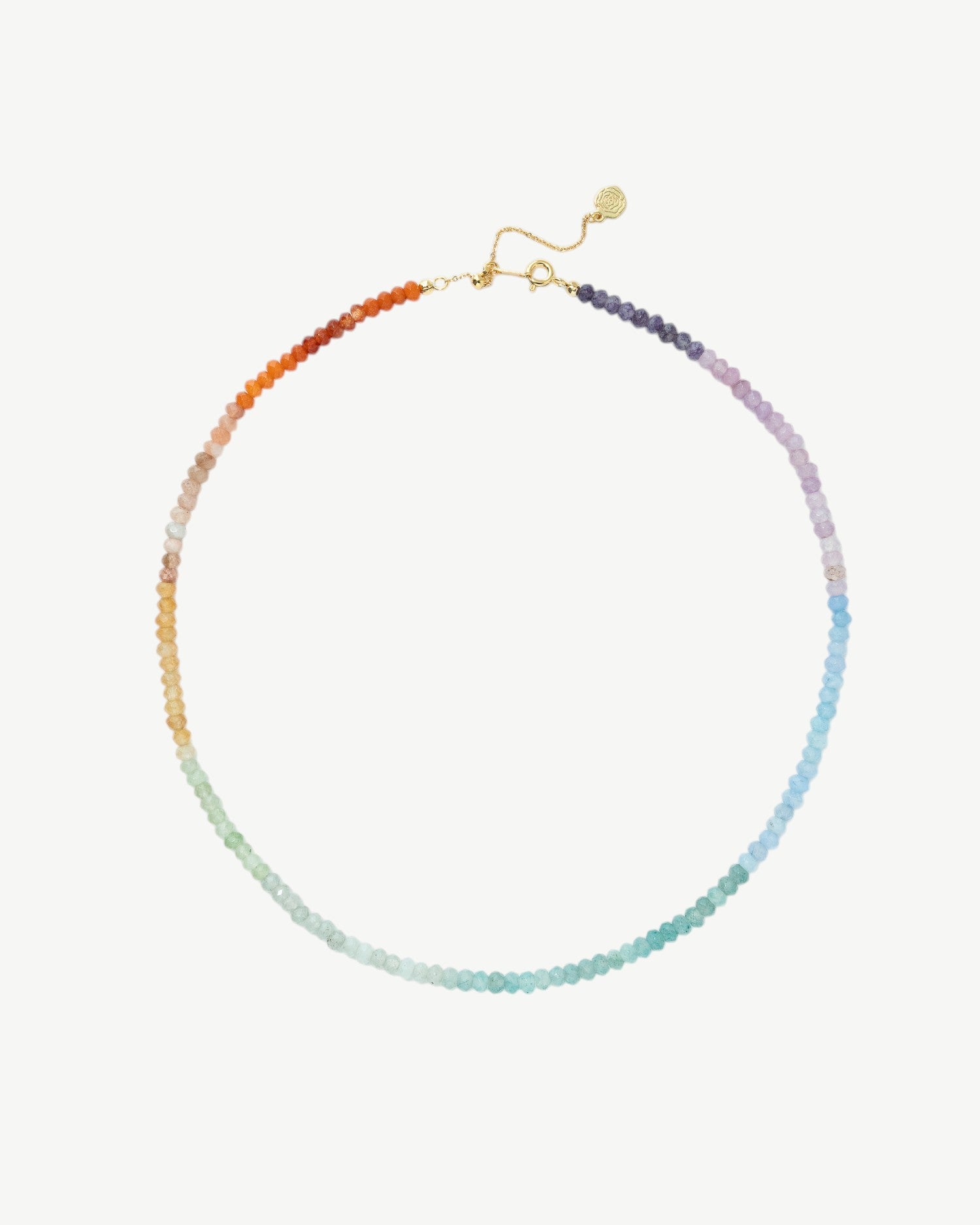 Rainbow Beaded Necklace