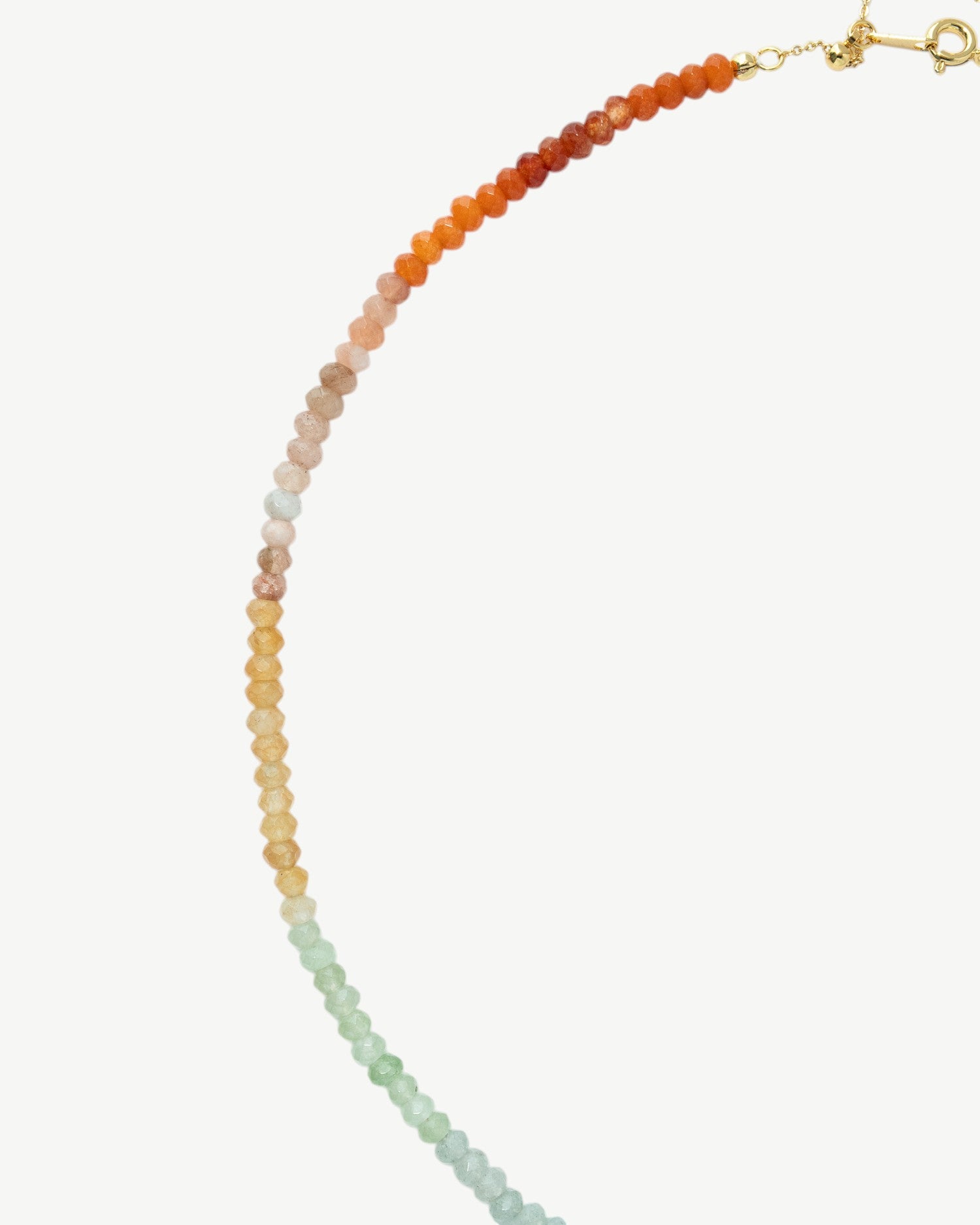 Rainbow Beaded Necklace