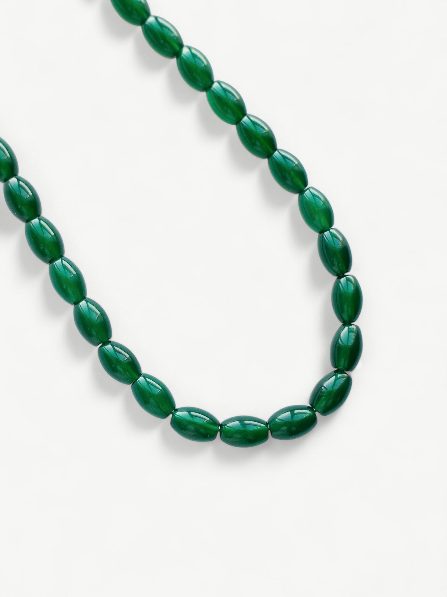 Forest Agate Bead Necklace