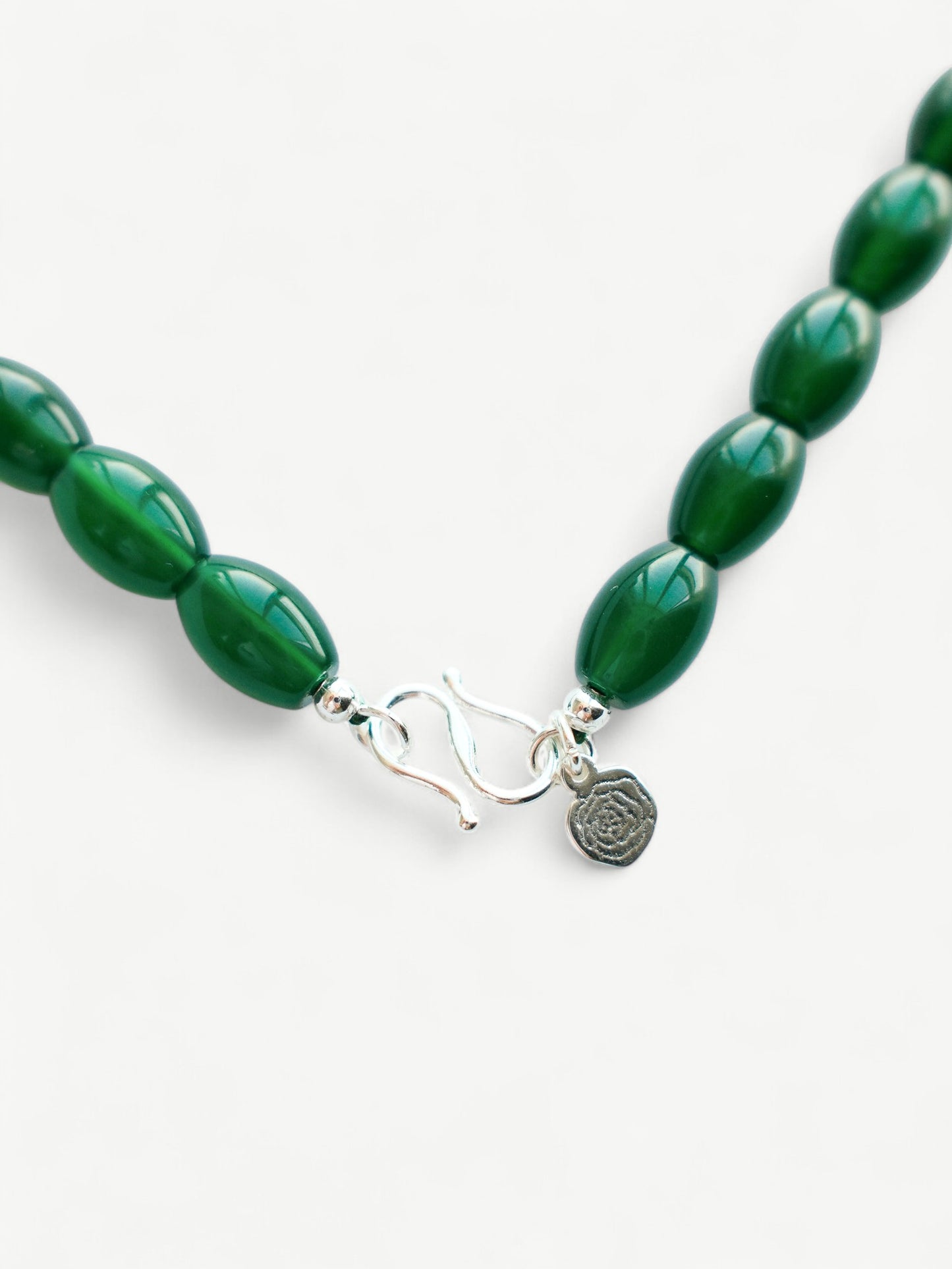 Forest Agate Bead Necklace