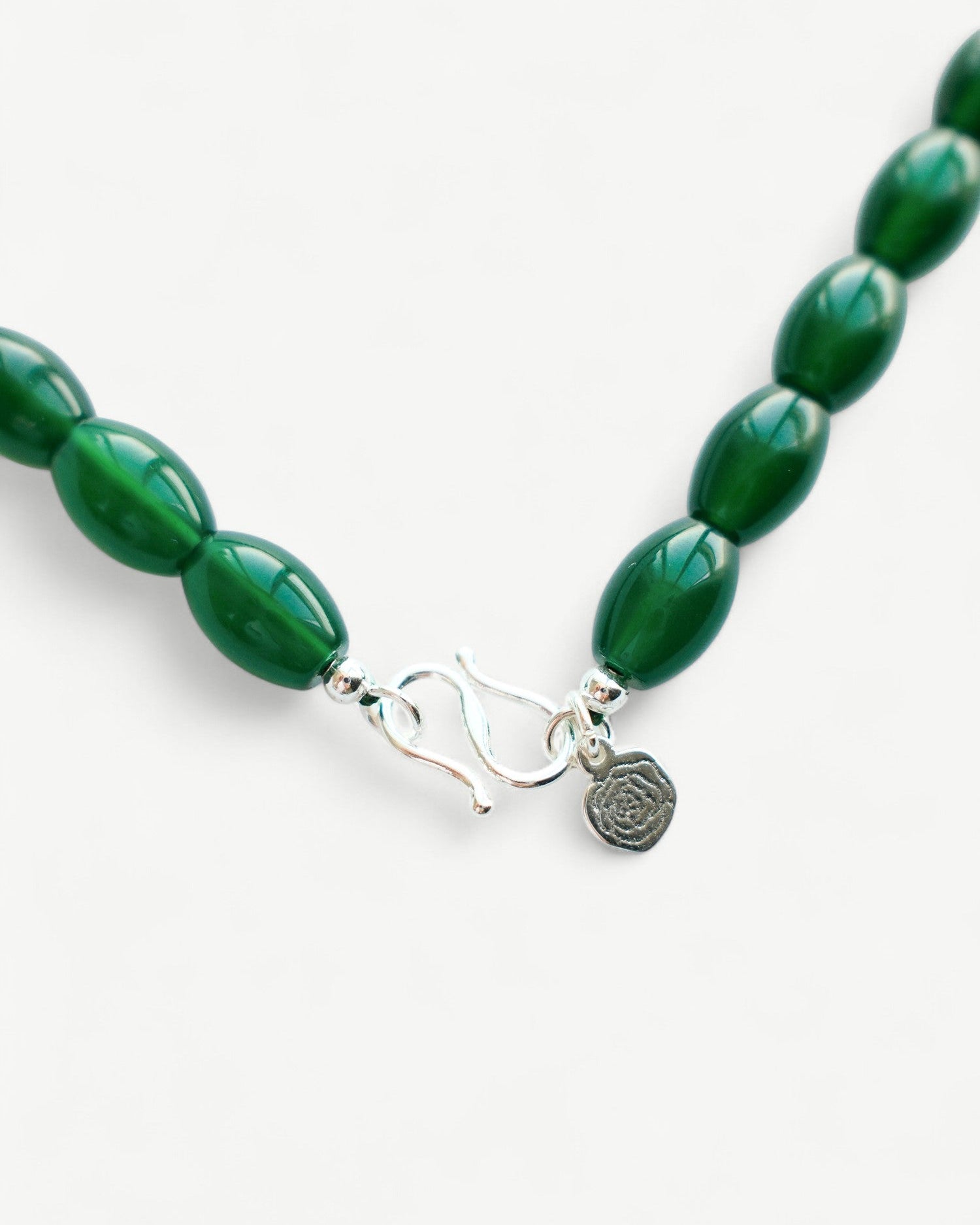 Forest Agate Bead Necklace