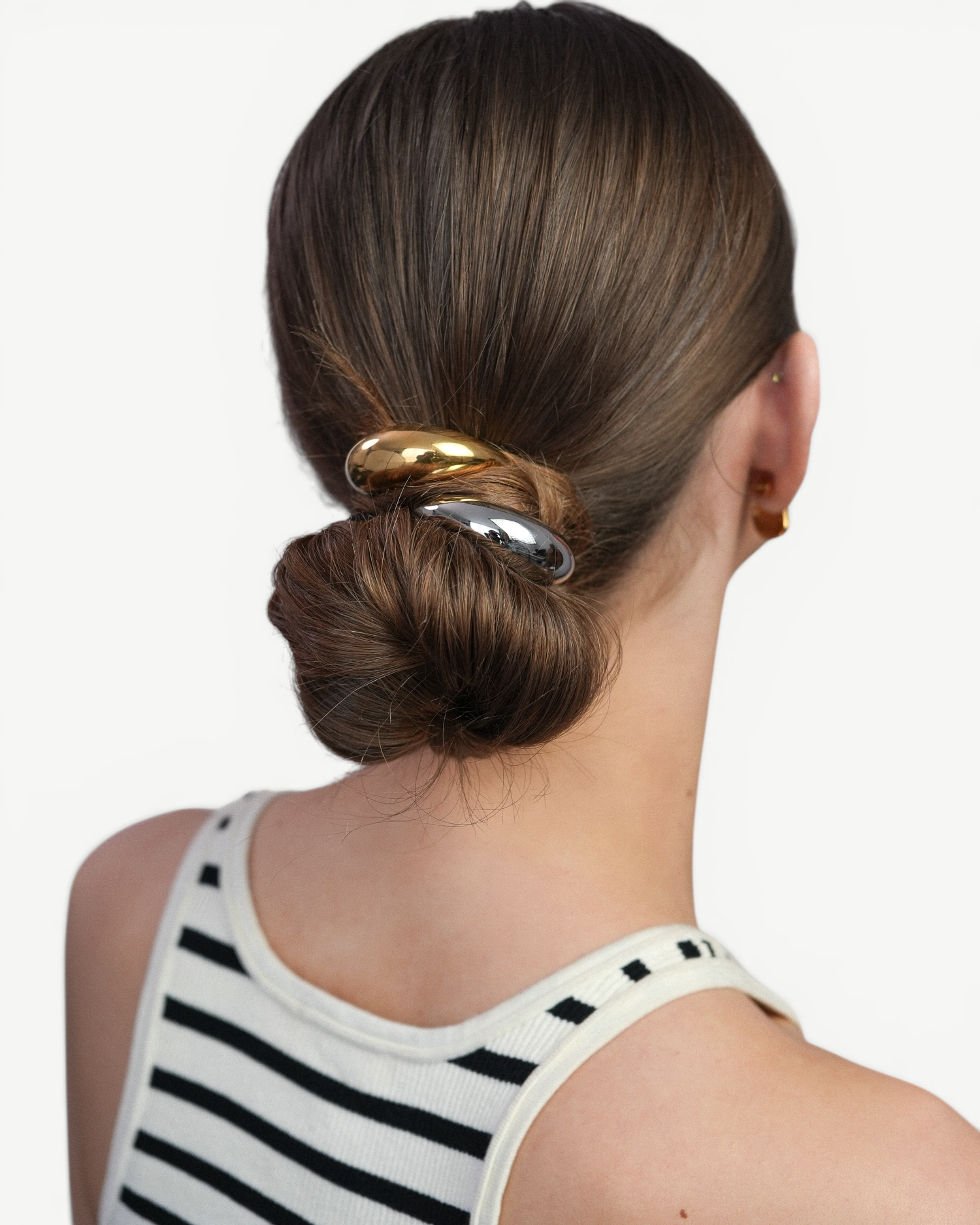 Silver Luna Hair Tie