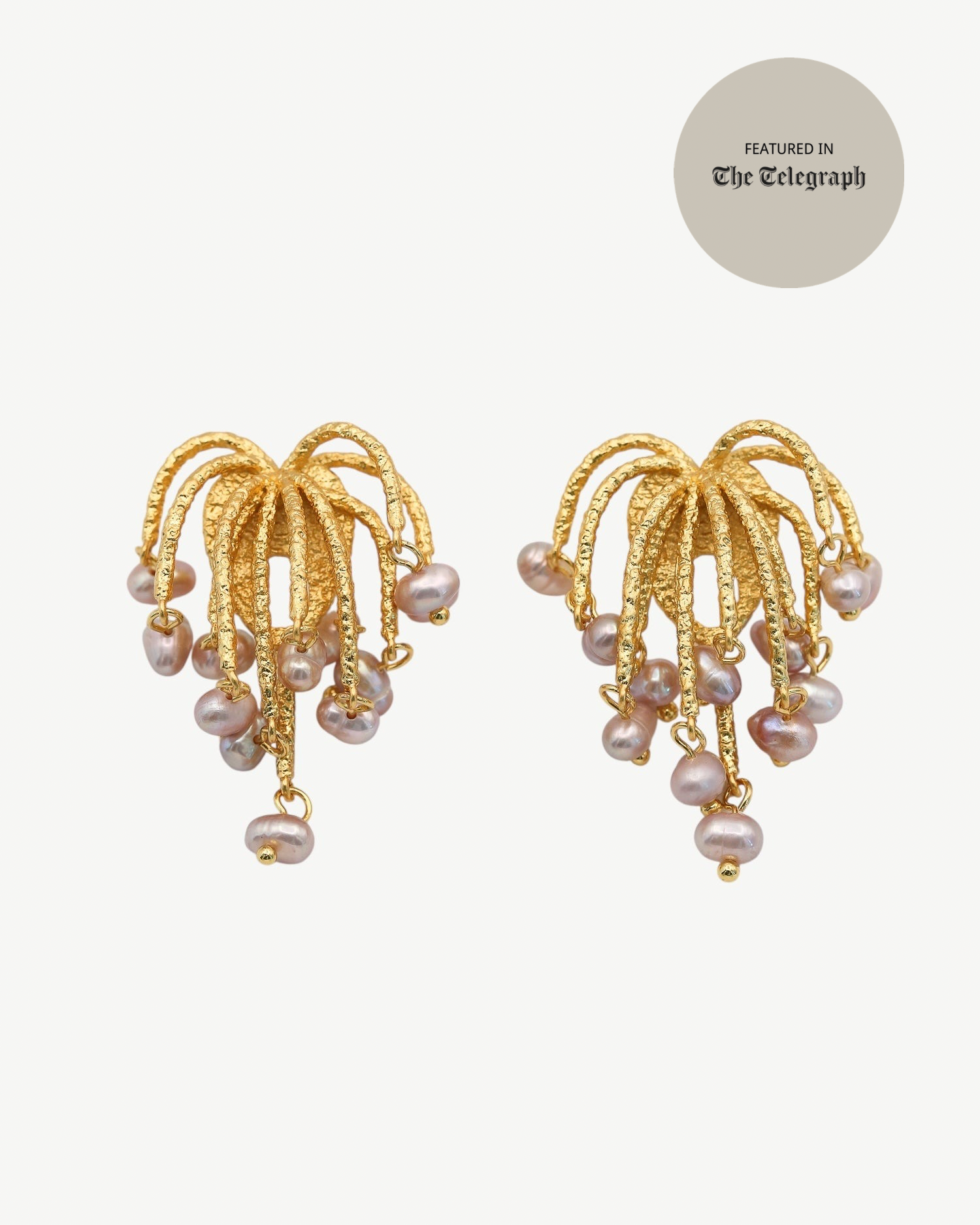 Firework Freshwater Pearl Earrings