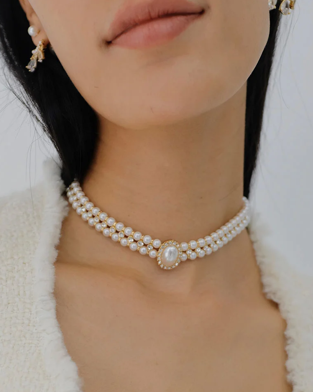 Amelia Pearl Ladies Choker