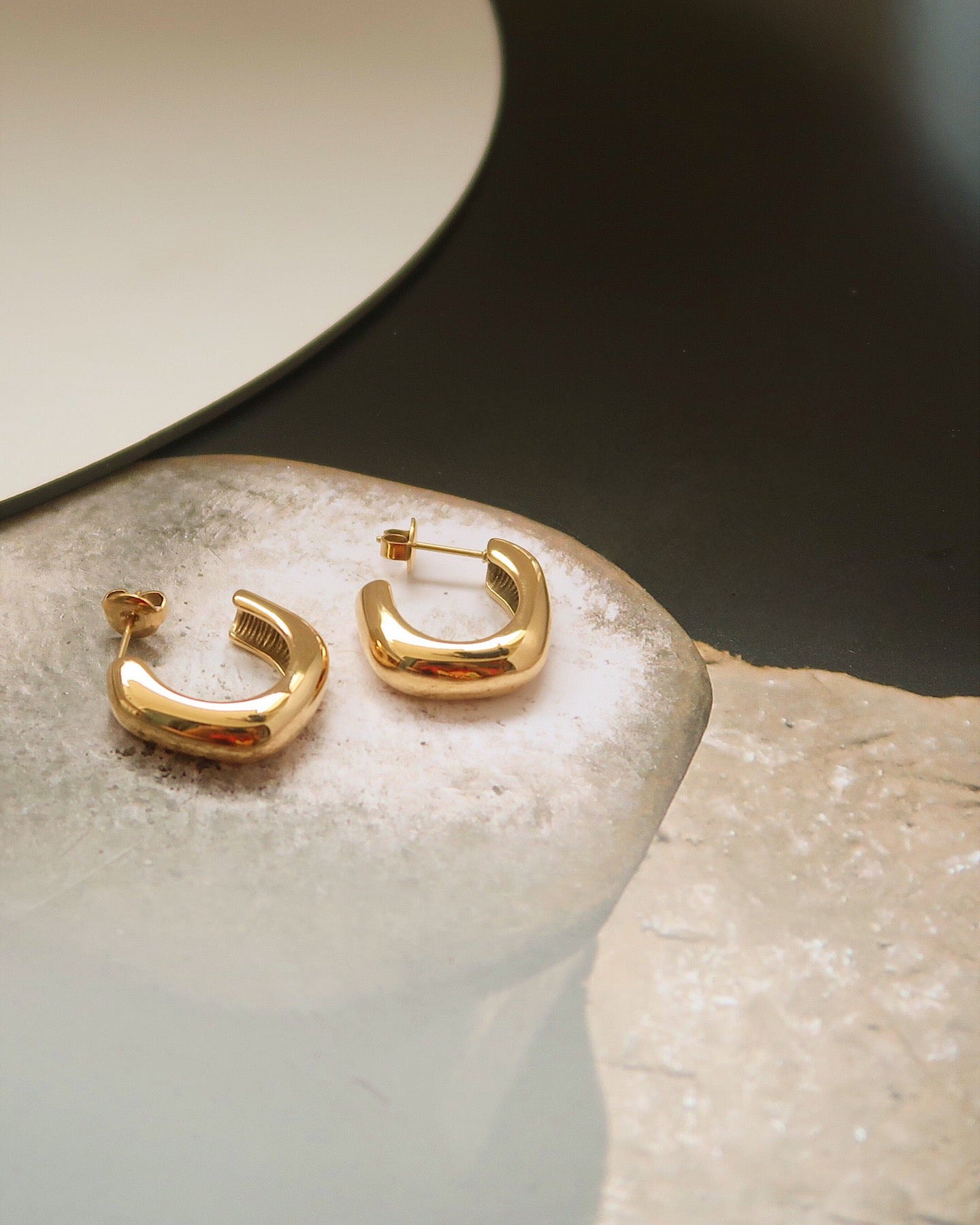 Square Hoops Earrings