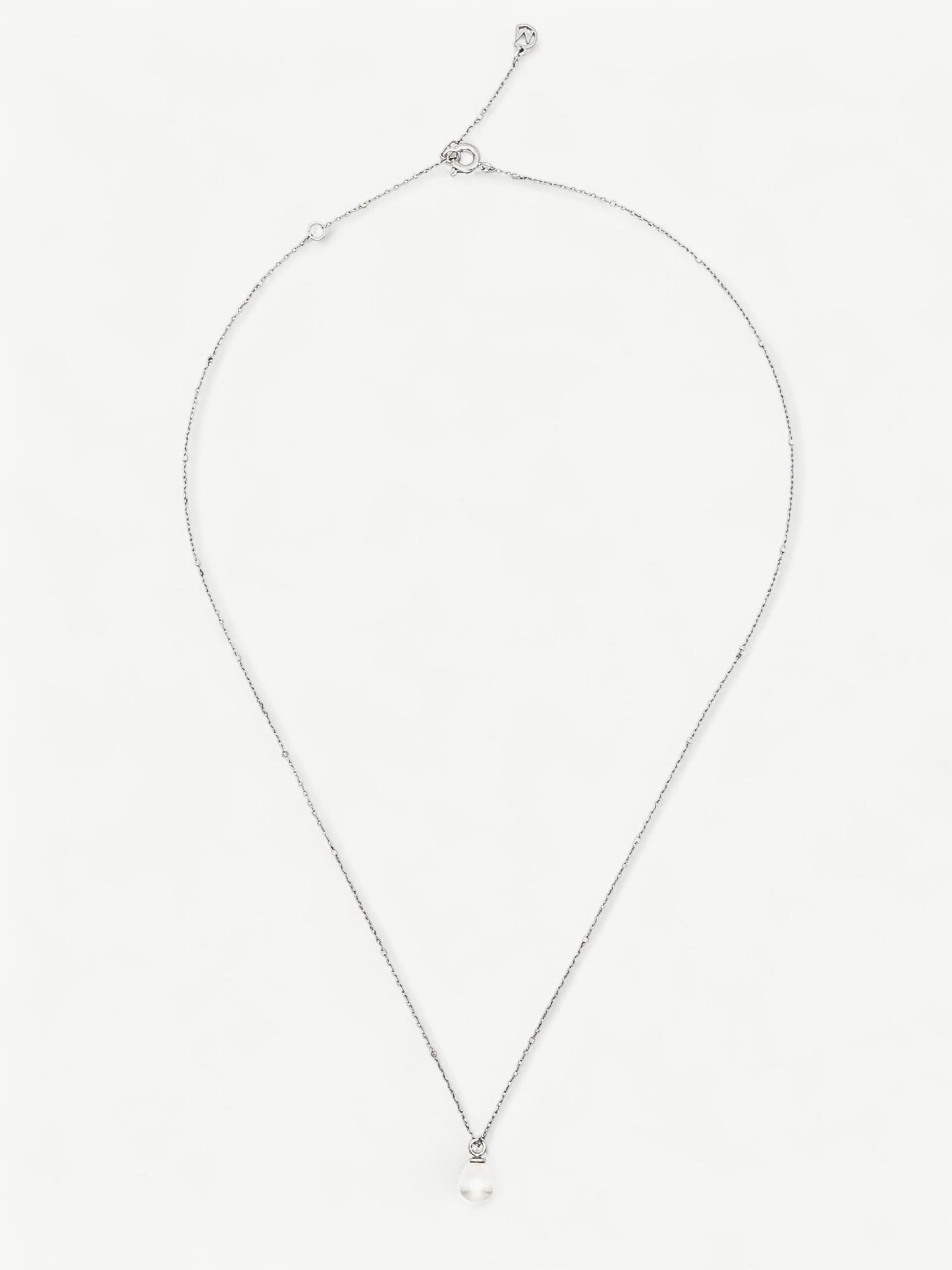 Single Pearl Chain Necklace
