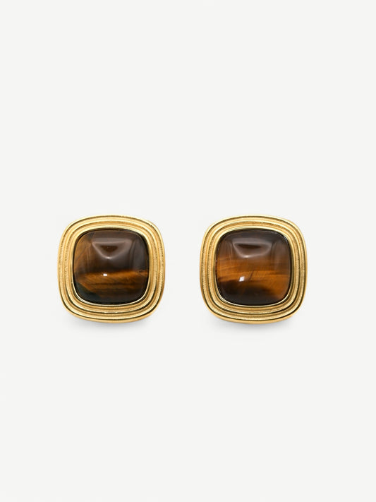 Golden Horizon Ear Studs