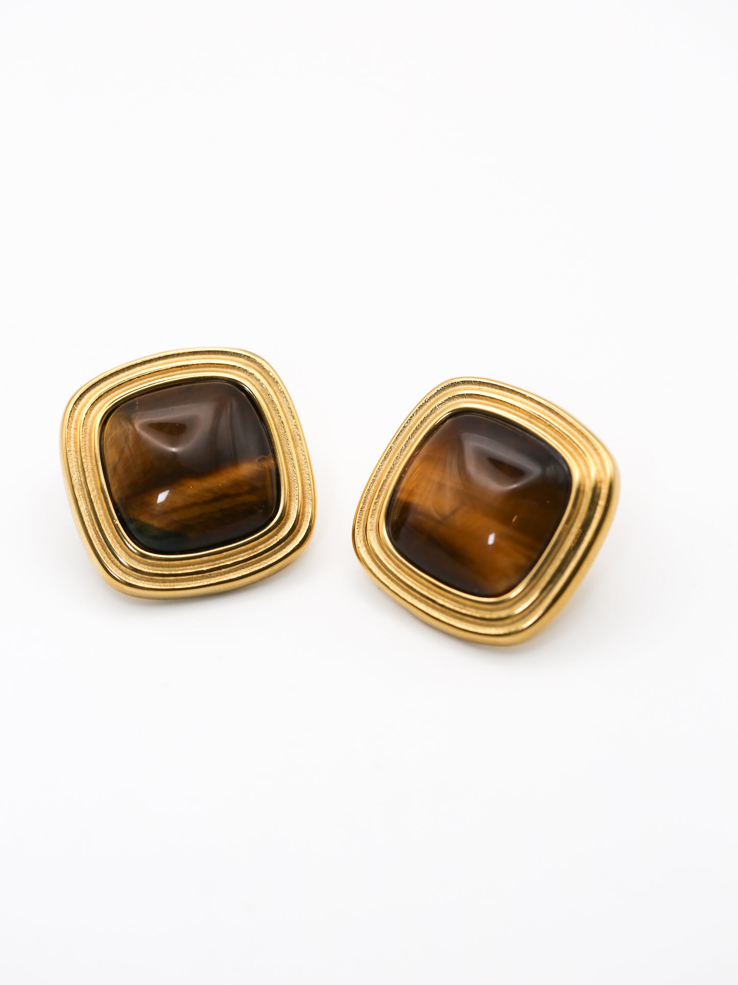 Golden Horizon Ear Studs
