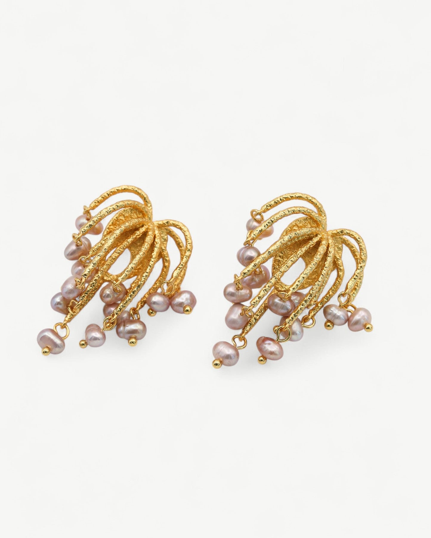 Firework Freshwater Pearl Earrings