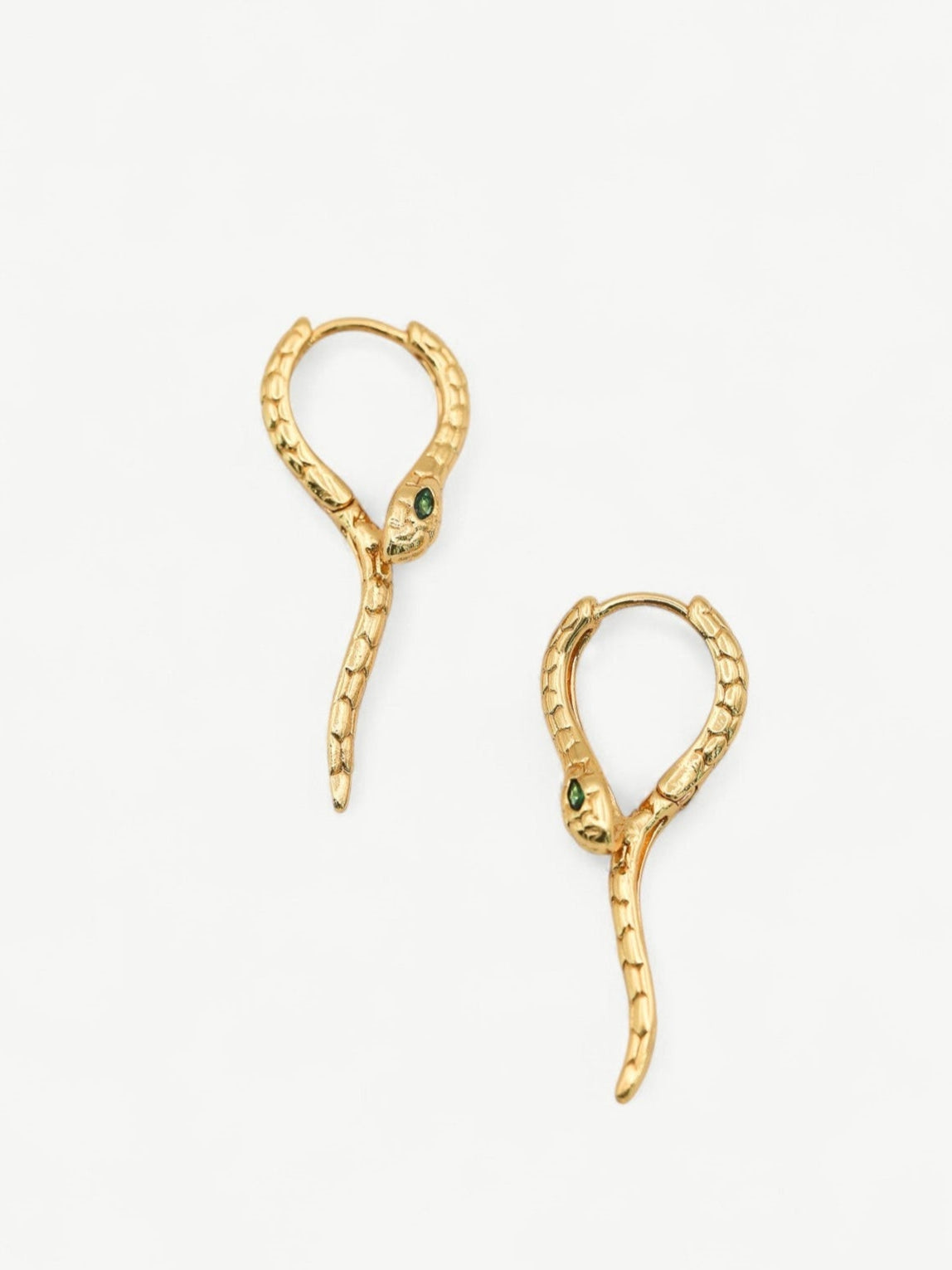 Snake Hoop Earrings