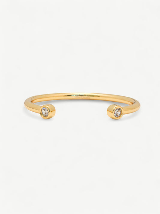 Twin Spark Cuff Bangle