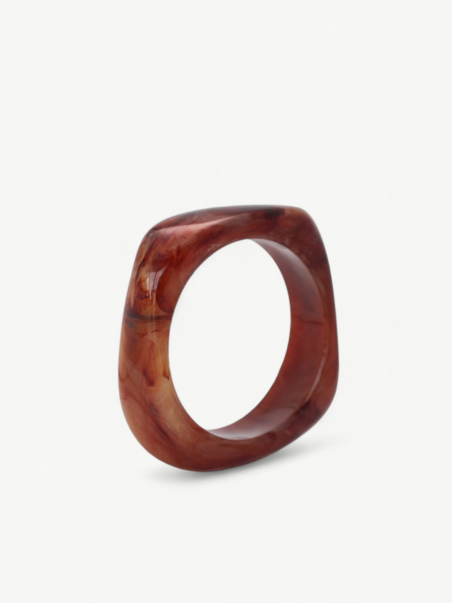 Sculpted Square Bangle