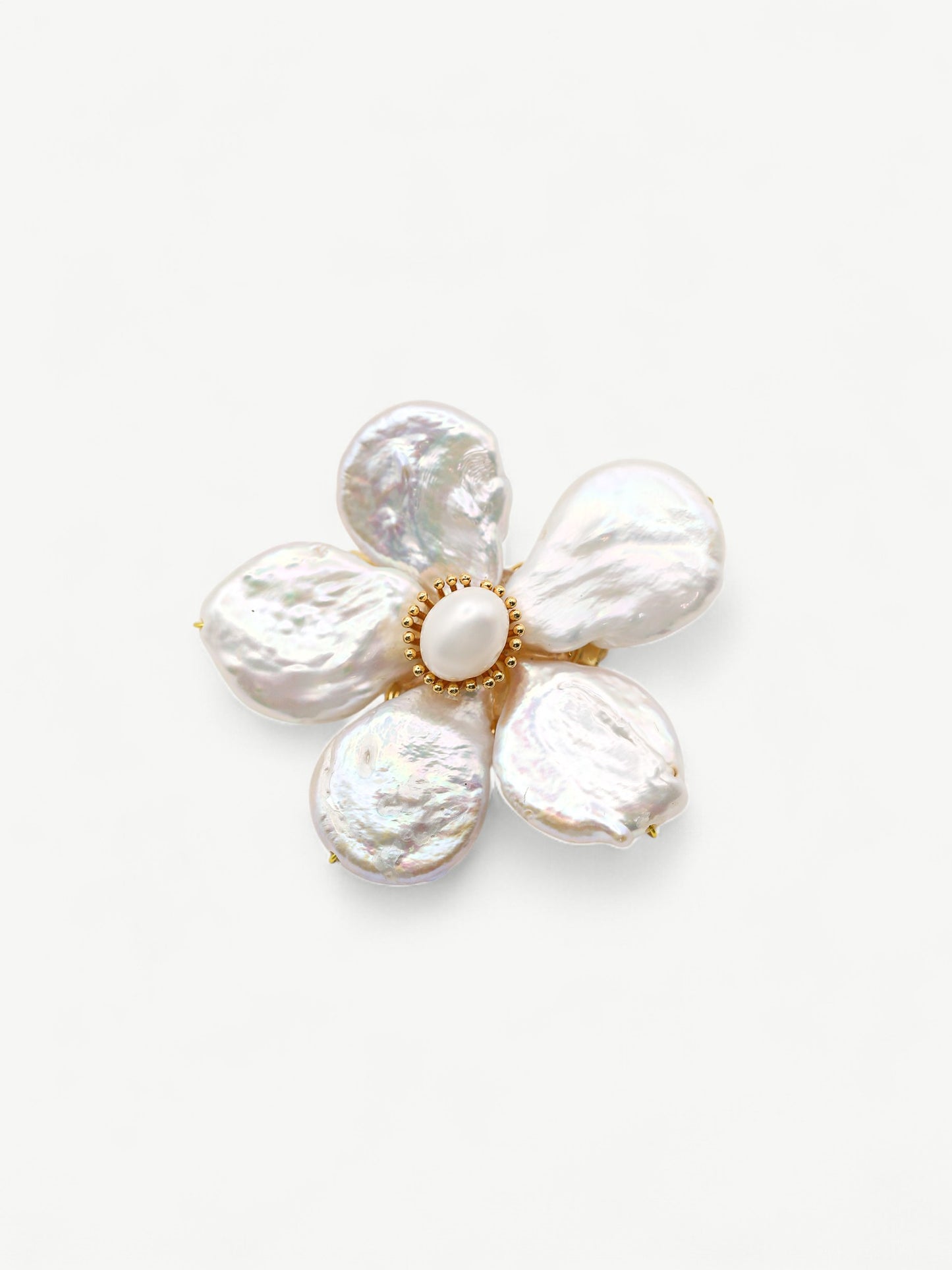 Pearl Fleur Brooch