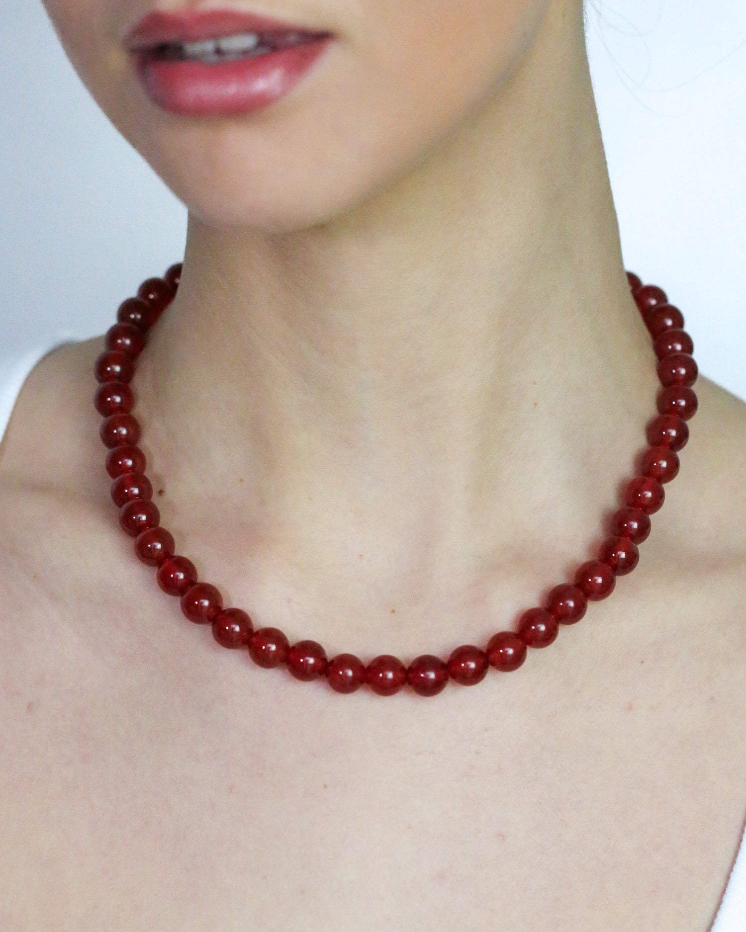 Red Agate Necklace