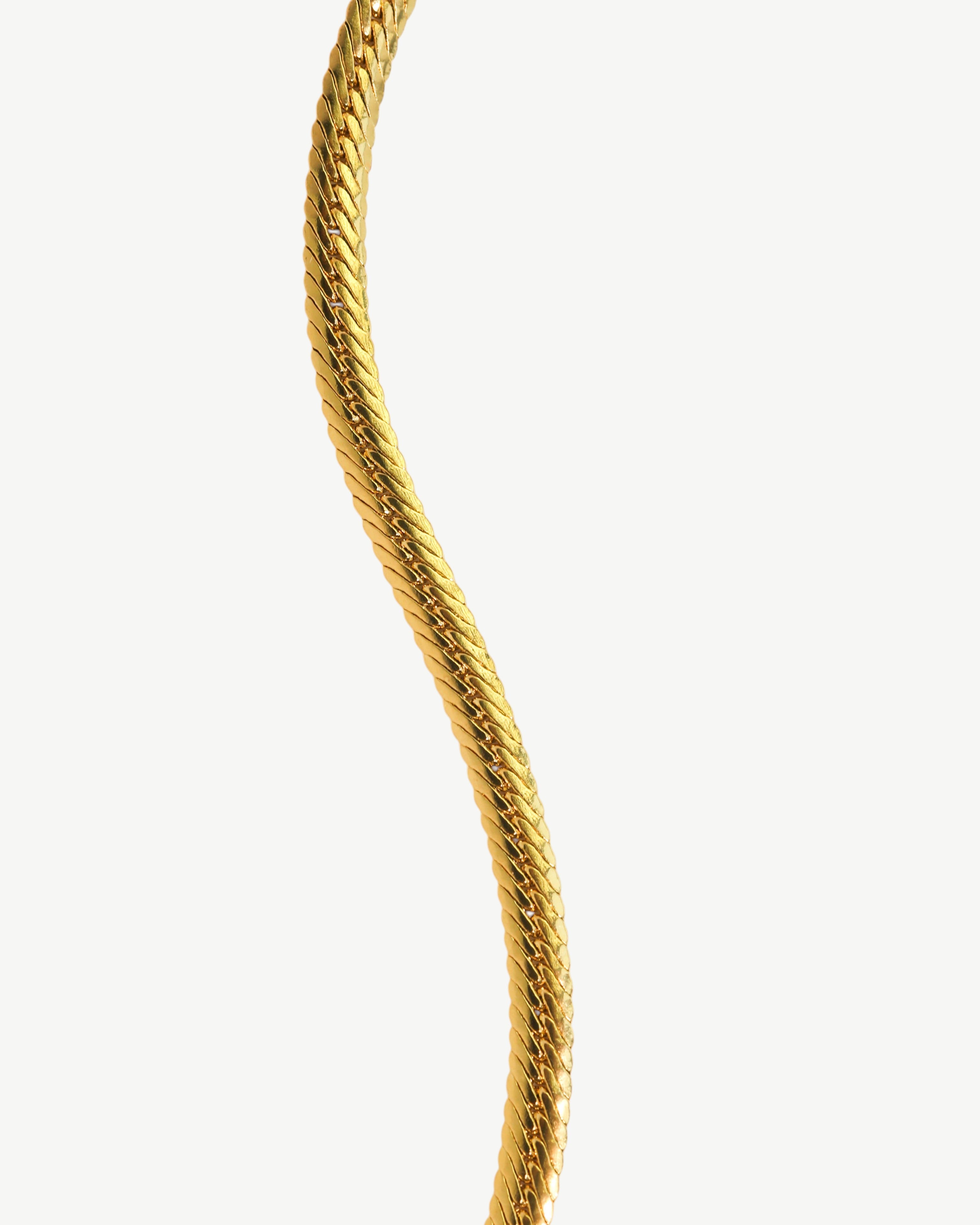 Herringbone Snake Chain Necklace