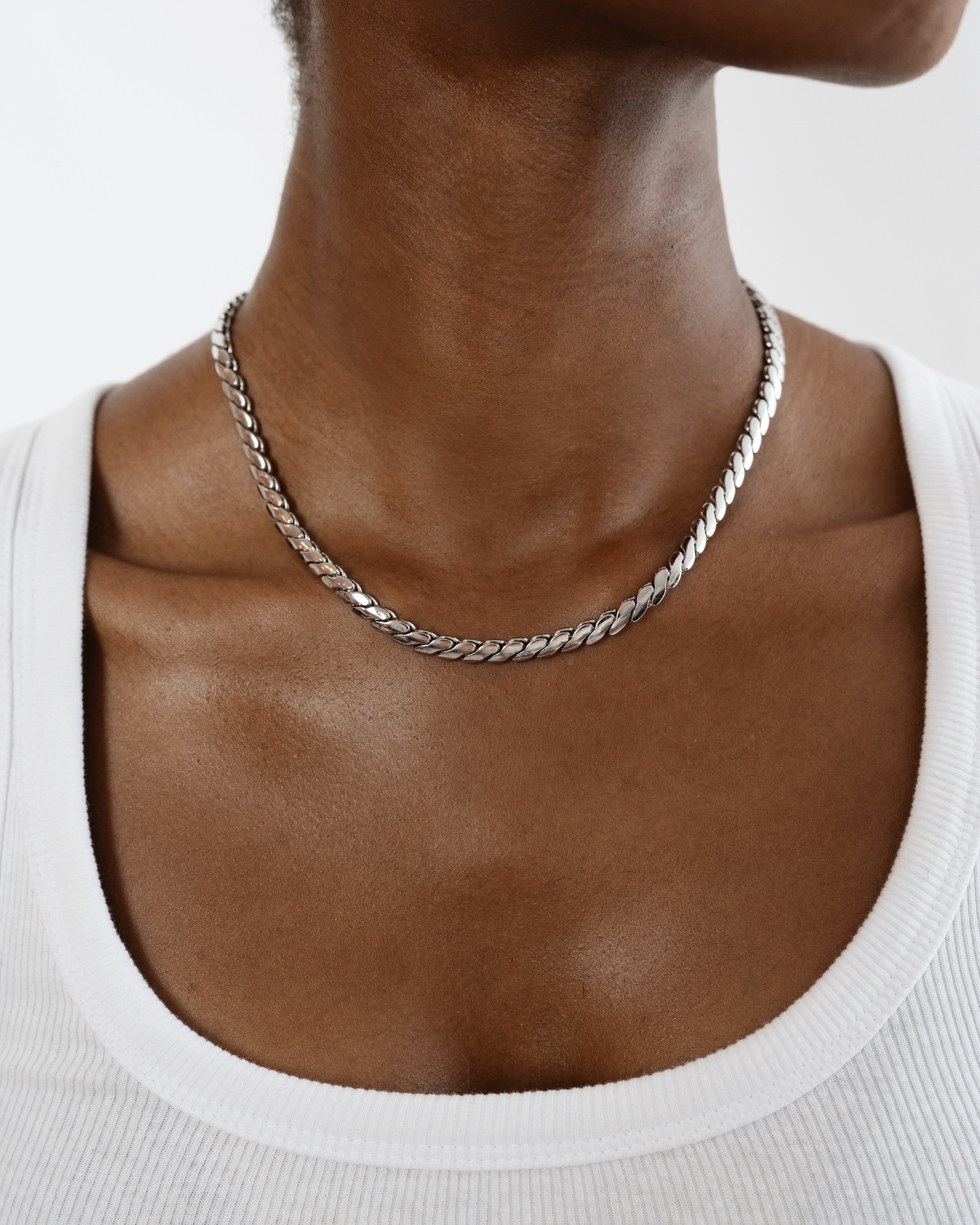 Soho Chain Necklace Silver