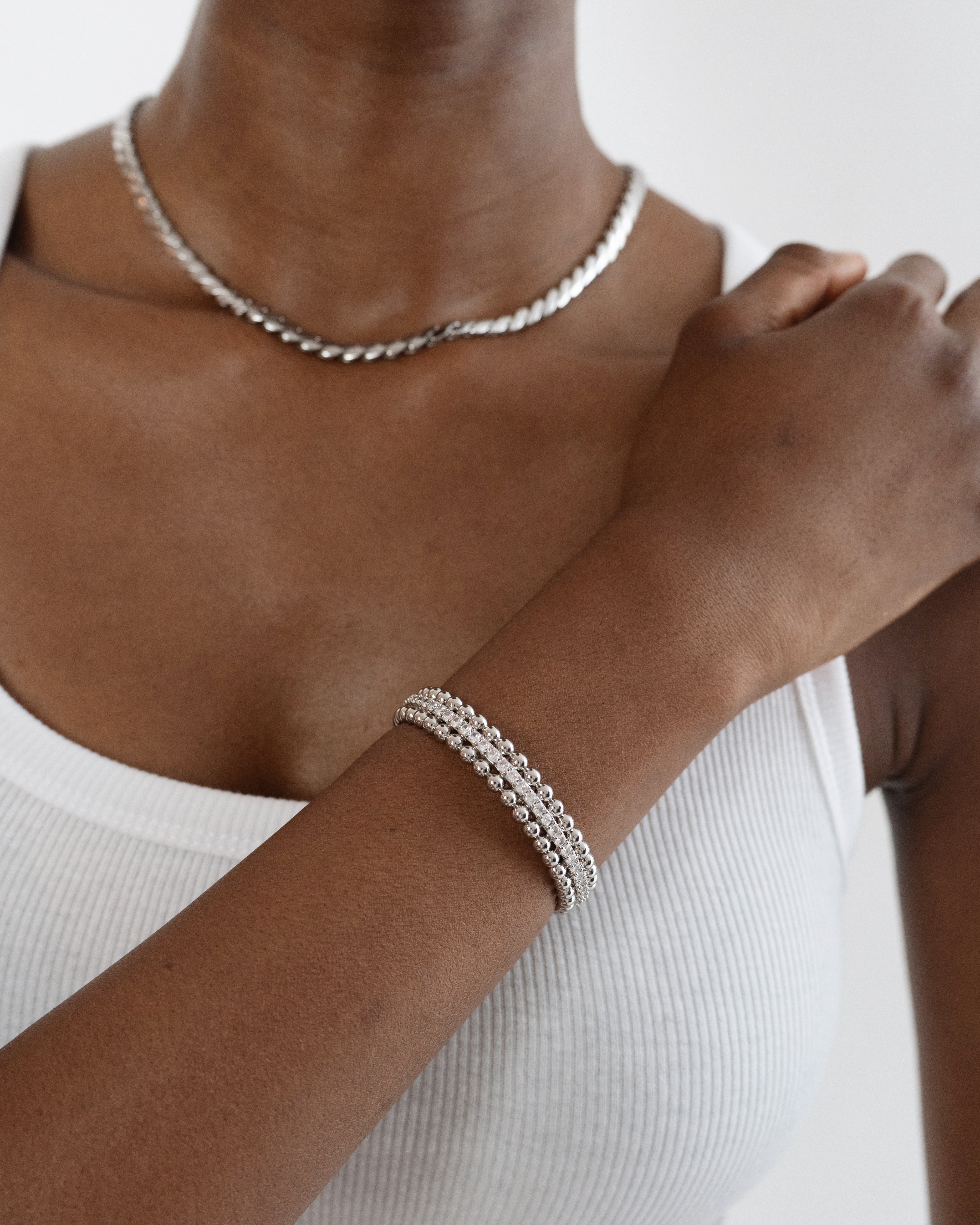 The Sloane Cuff Silver
