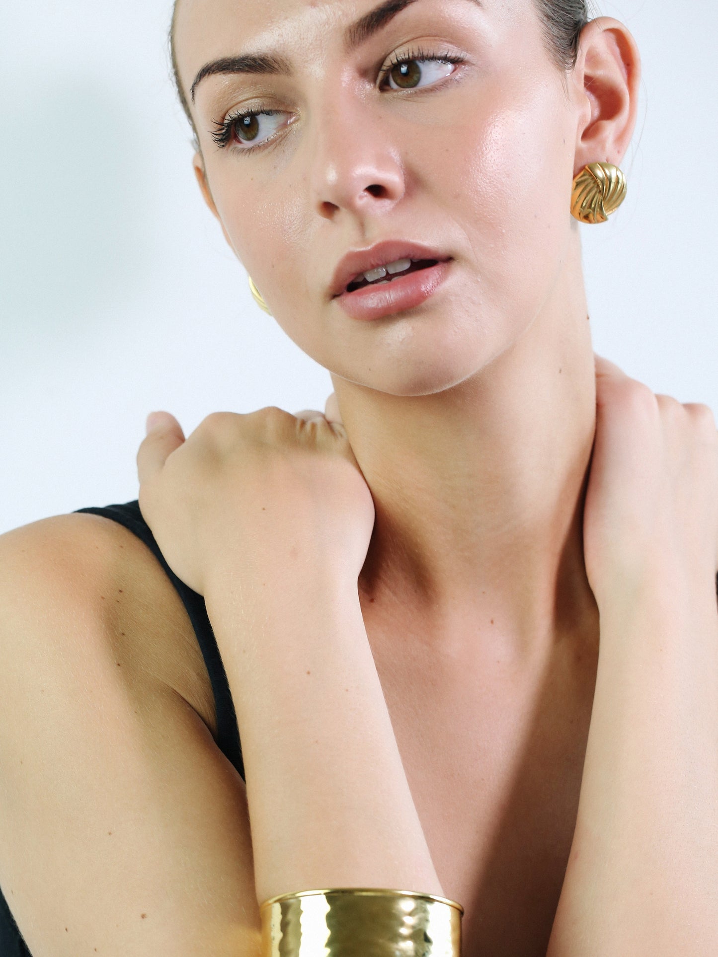 Gilded Twist Earrings