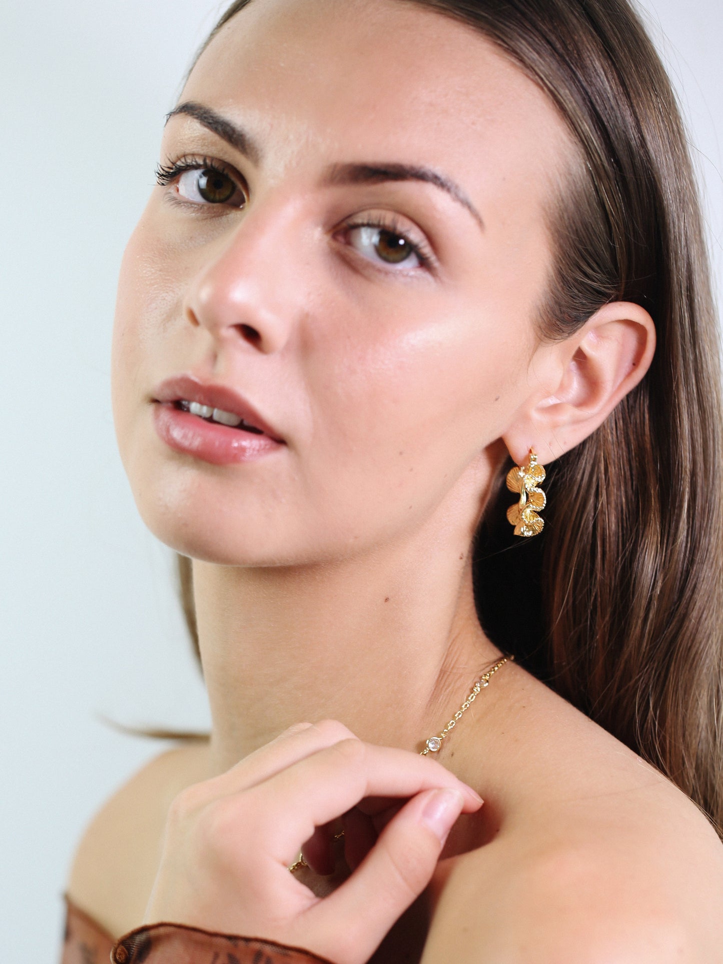 Ripple Bloom Hoops