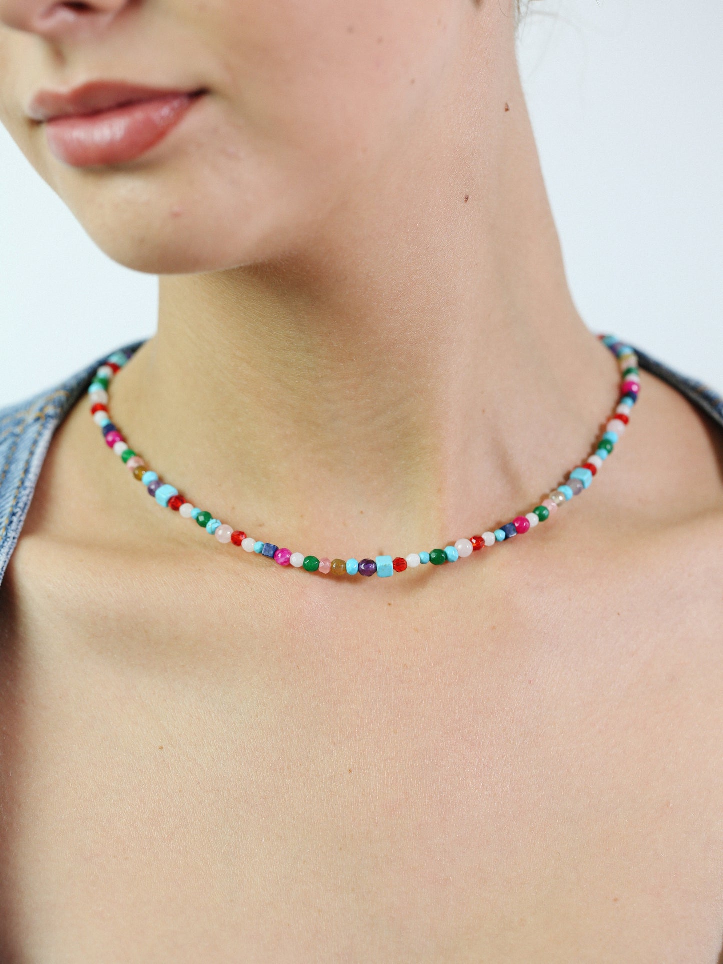 Grazia Natural Stone Necklace