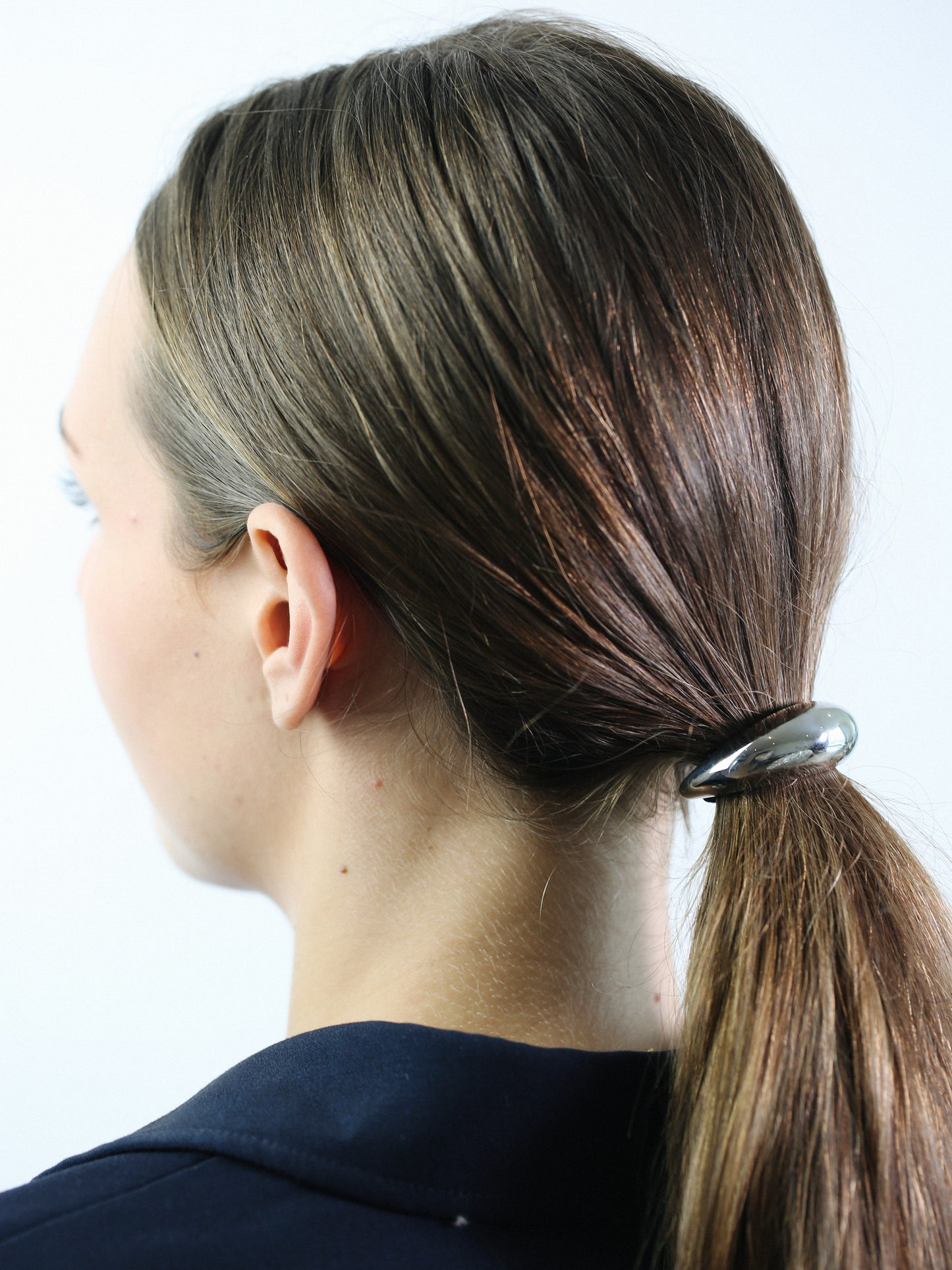 Silver Luna Hair Tie