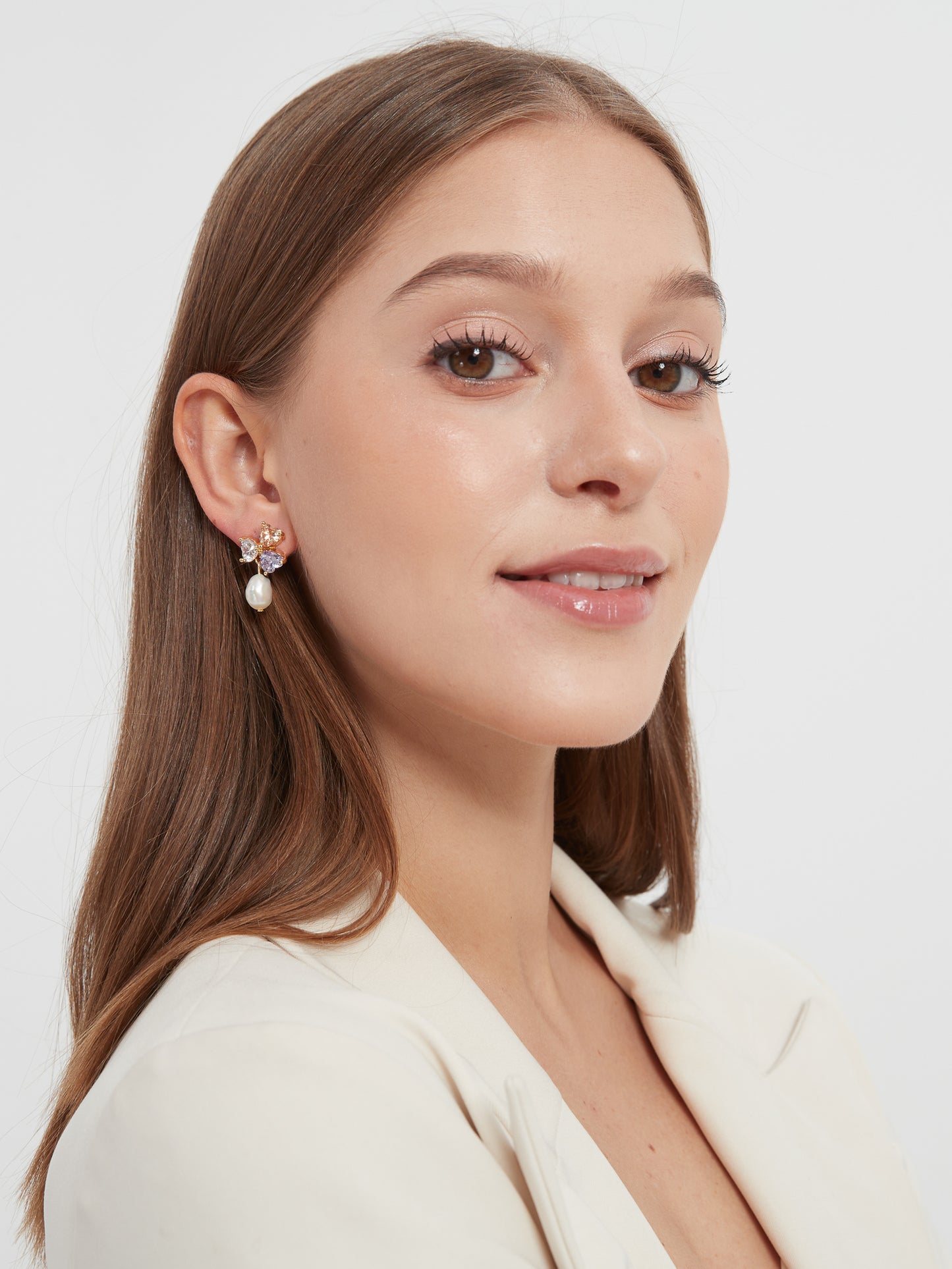 Cecilia Fresh Water Pearl Earrings