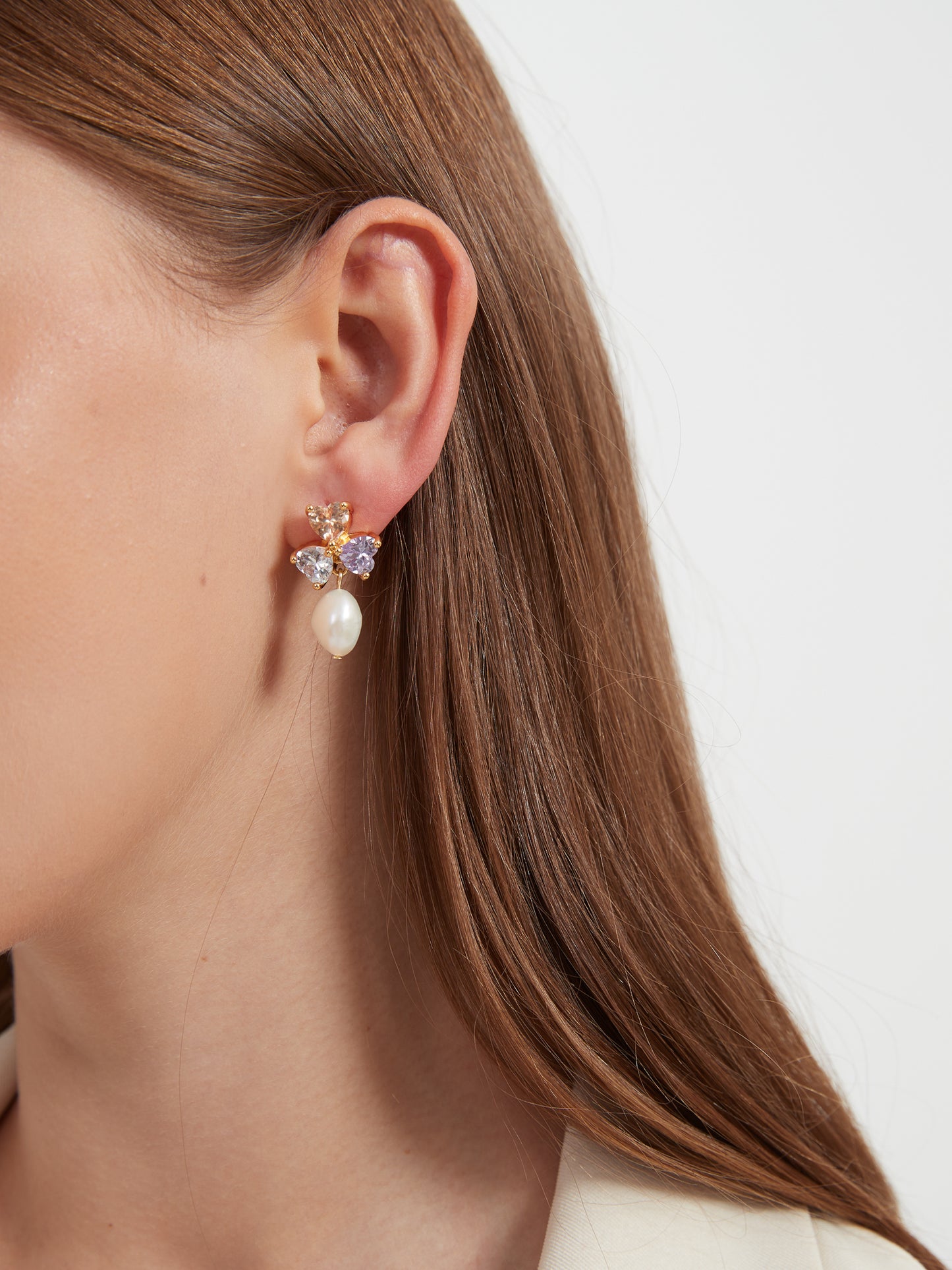 Cecilia Fresh Water Pearl Earrings