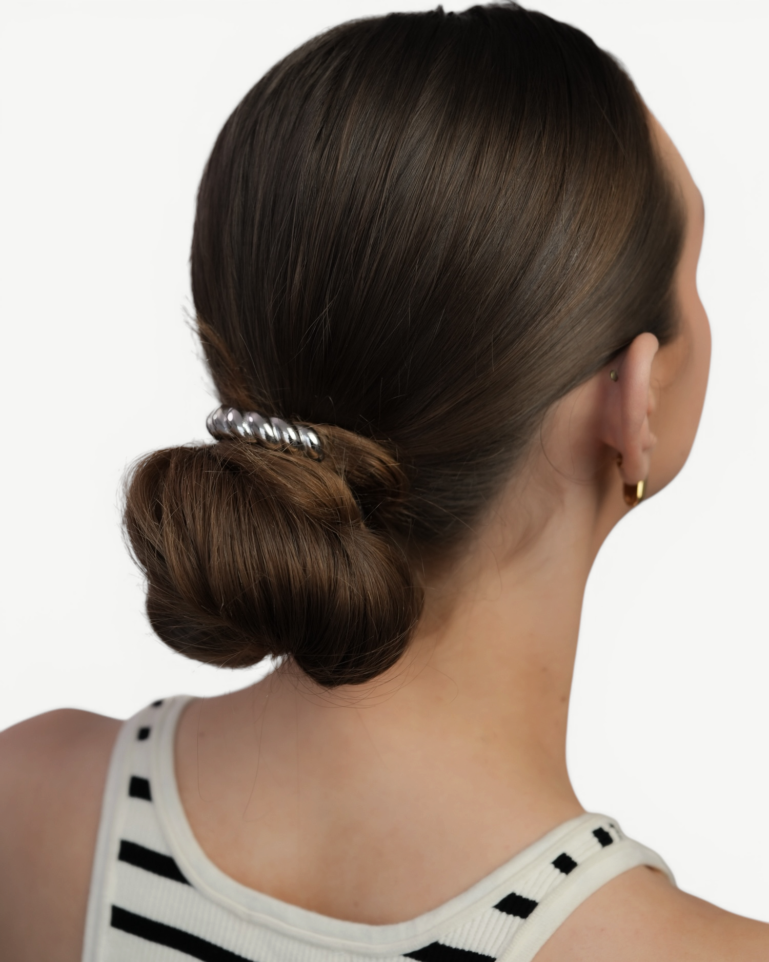 Silver Celine Hair Tie