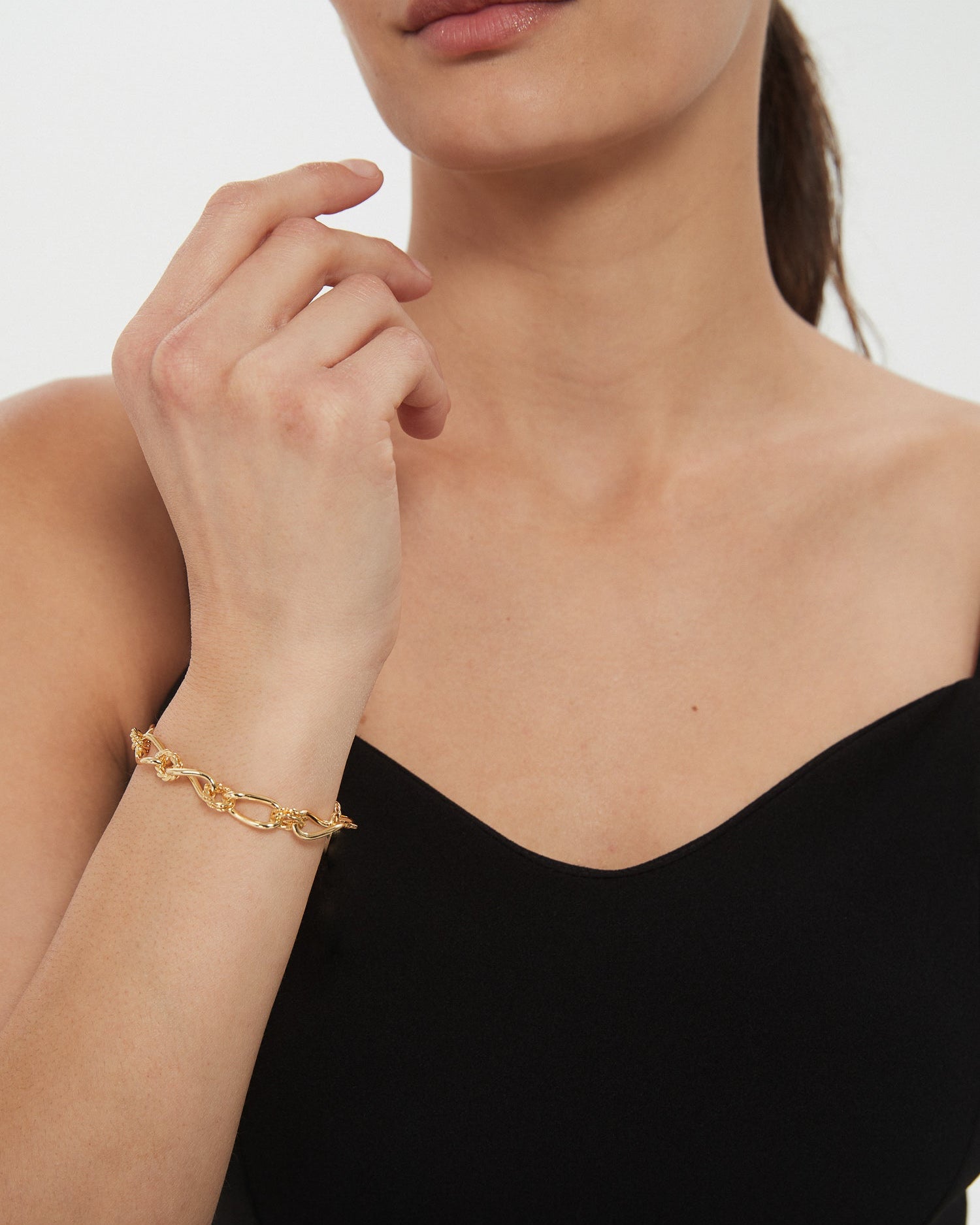 Chunky Twisted Chain Bracelet