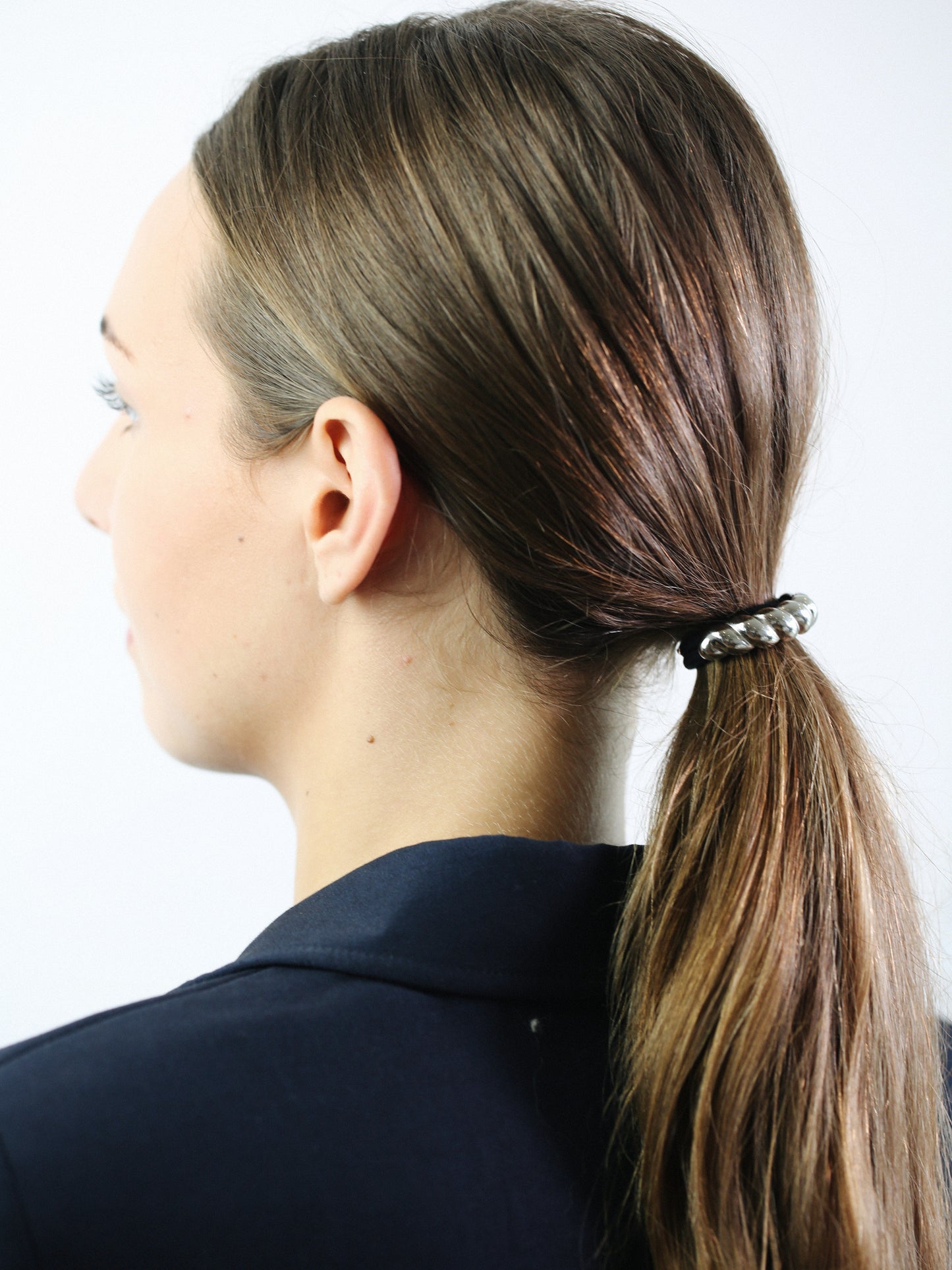Silver Celine Hair Tie