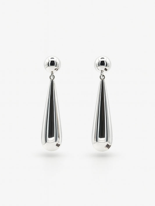 Solace Drop Earrings In Silver