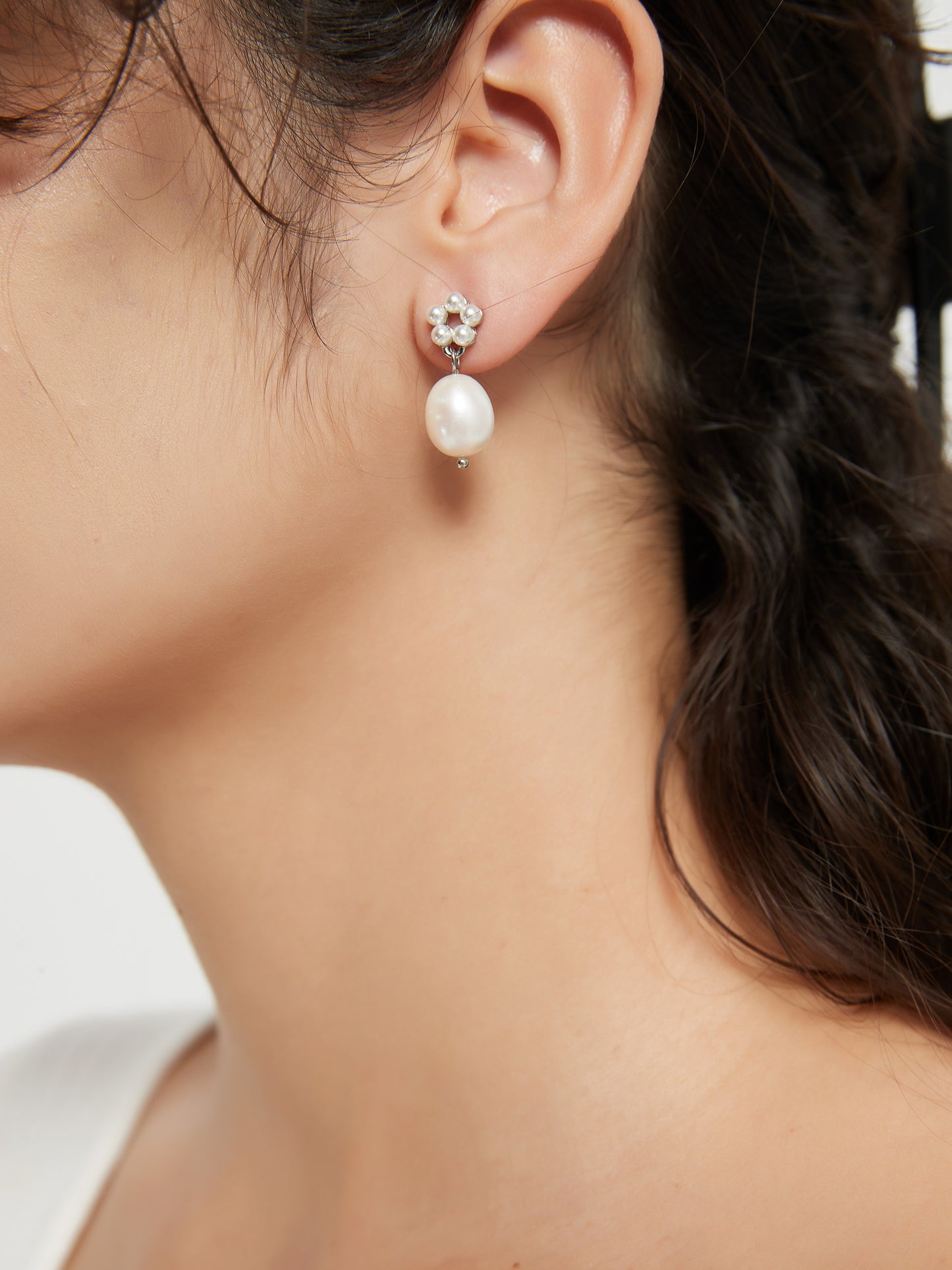 Isabelle Fresh Water Pearl Drop Earrings