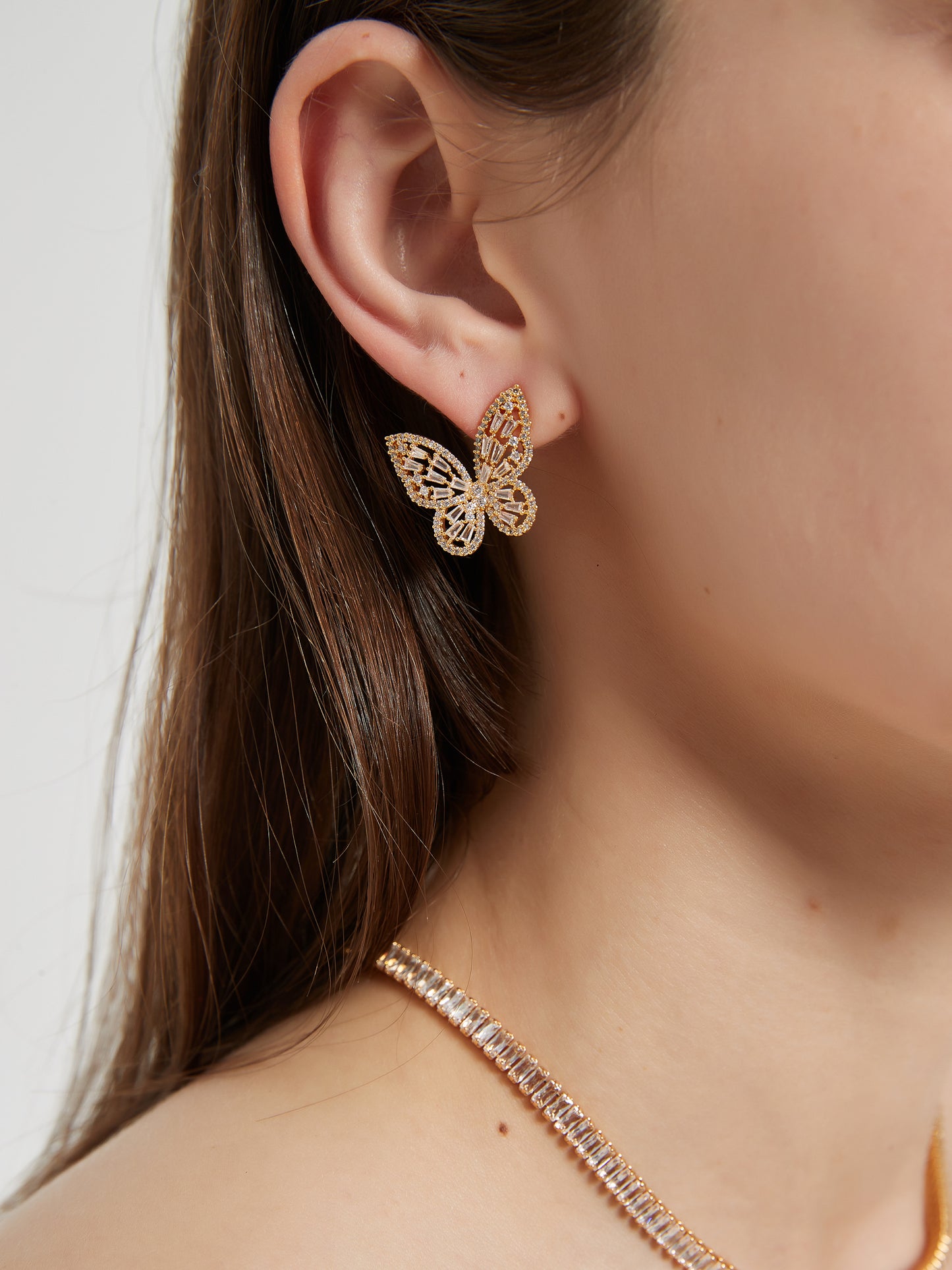 Butterfly Ear Studs