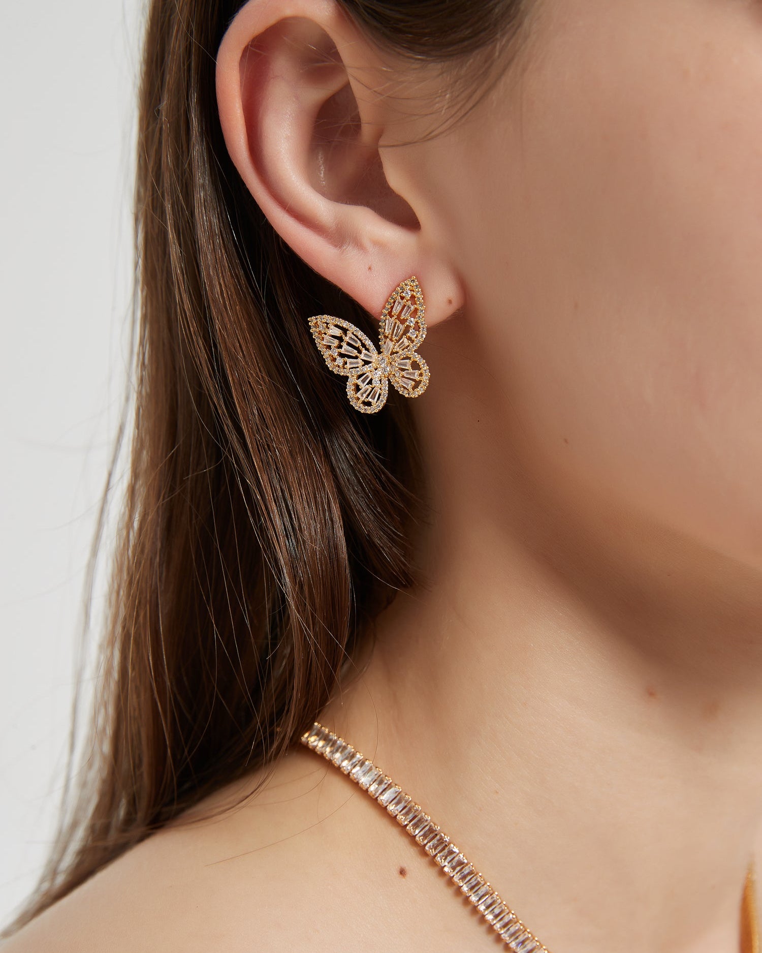 Butterfly Ear Studs