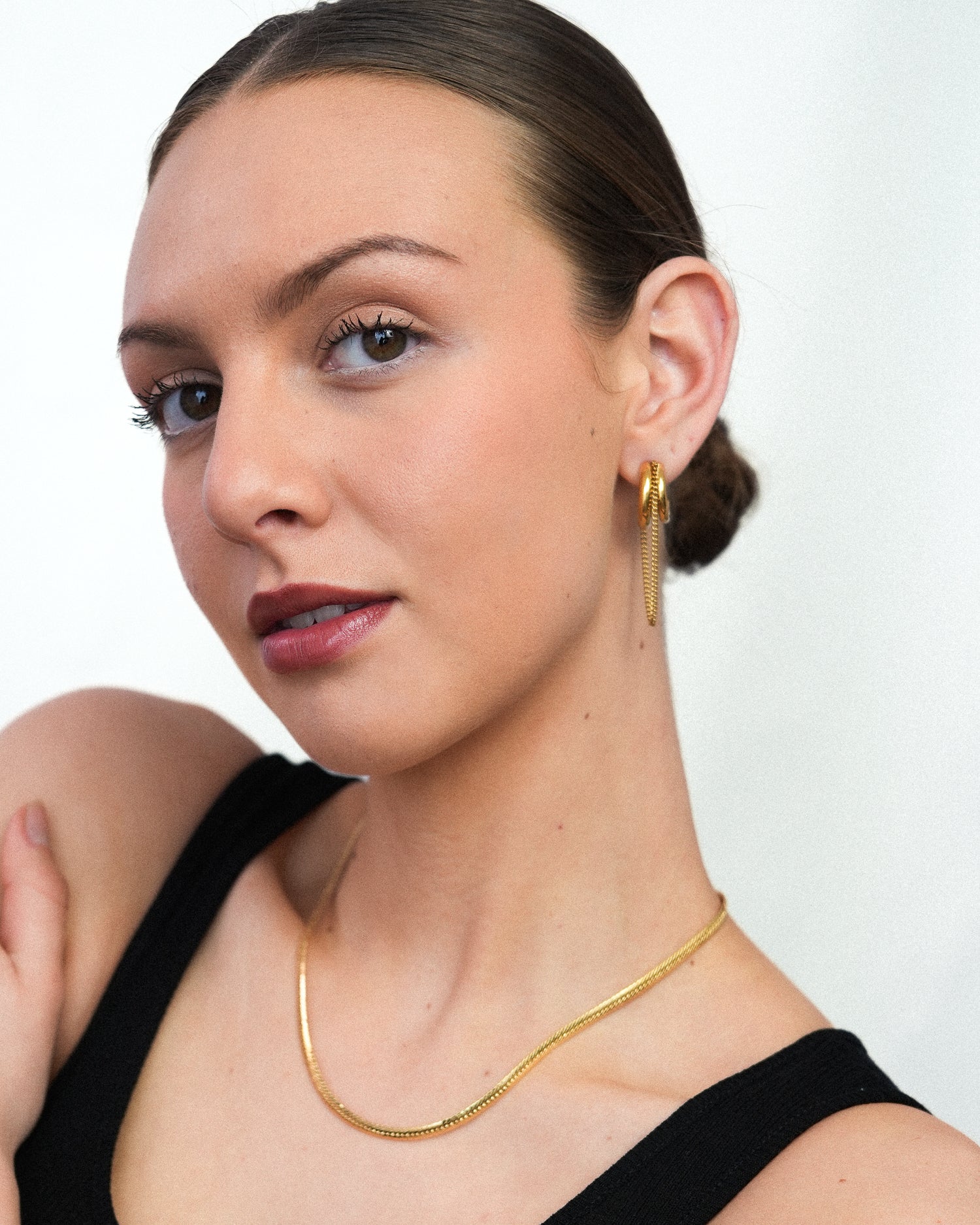 Chain Hoop Earrings