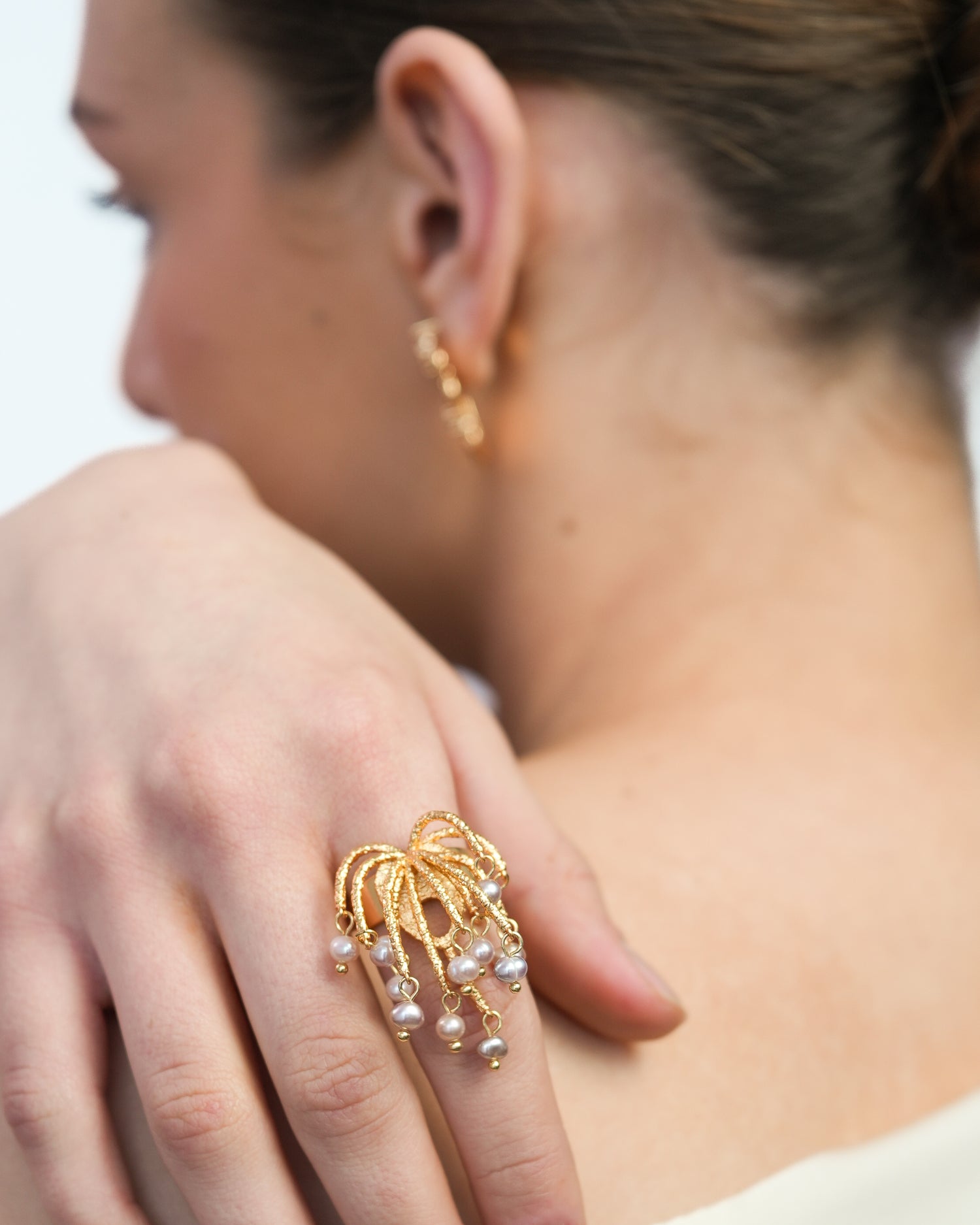 Firework Freshwater Pearl Ring
