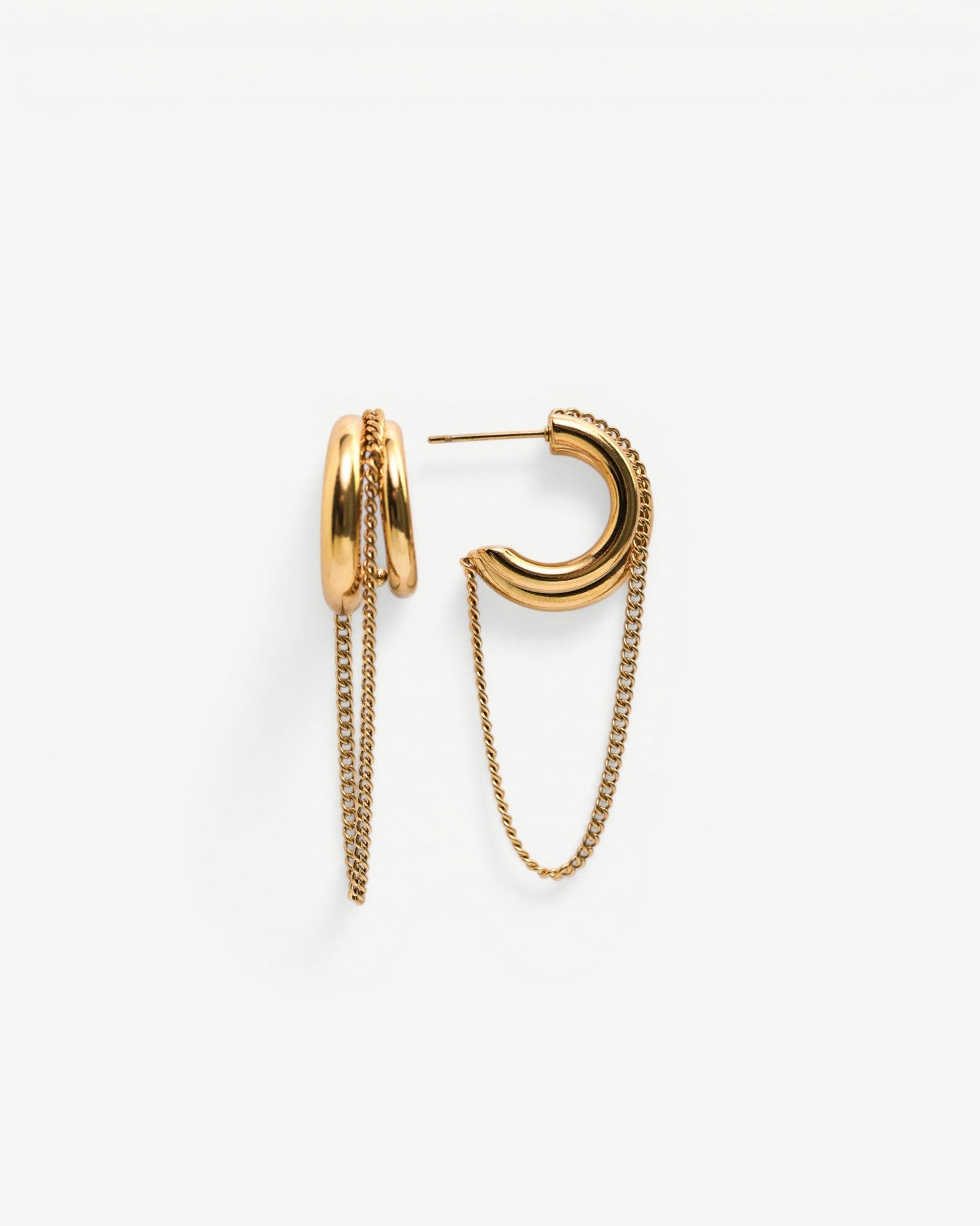 Chain Hoop Earrings