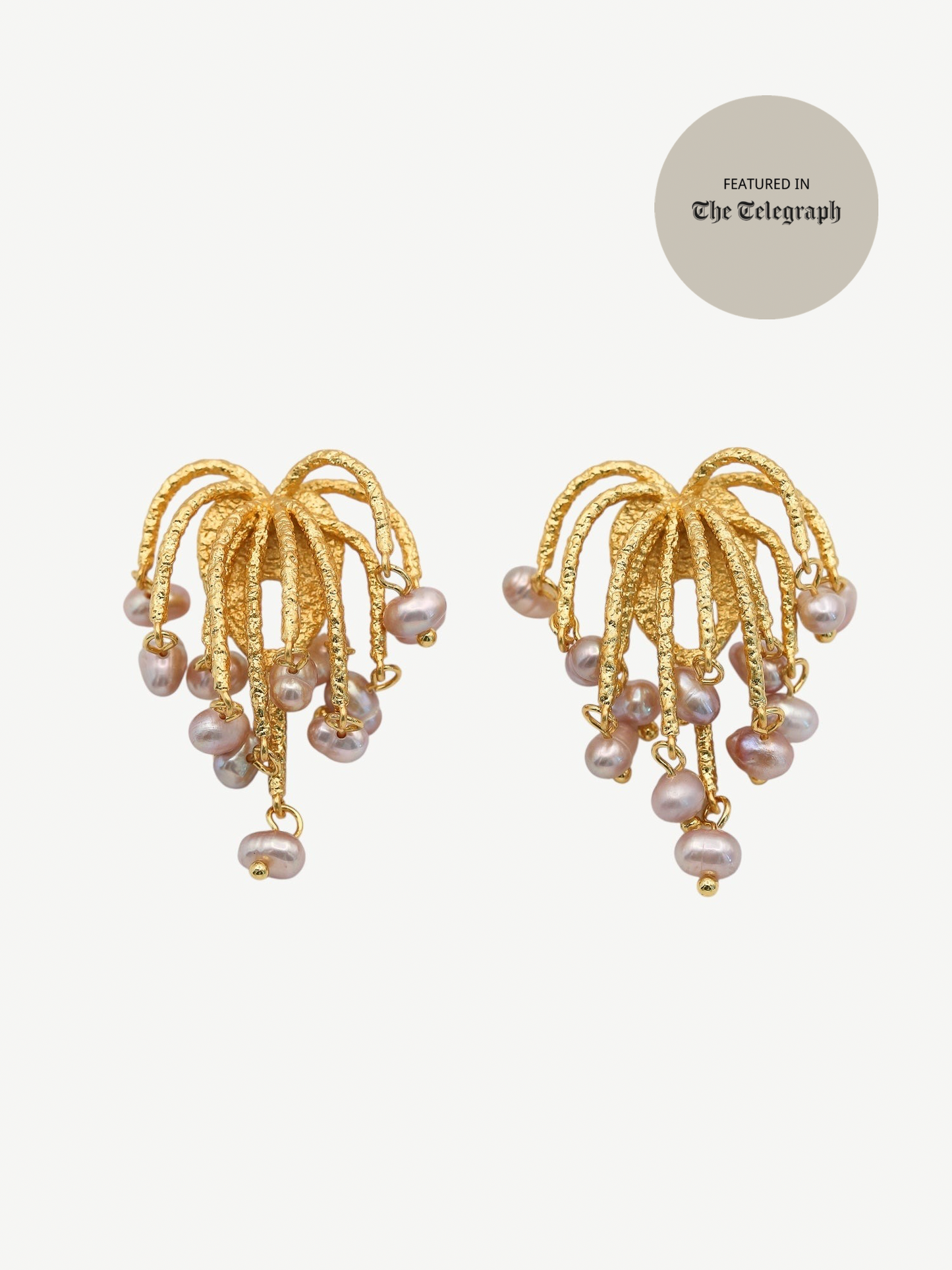 Firework Freshwater Pearl Earrings