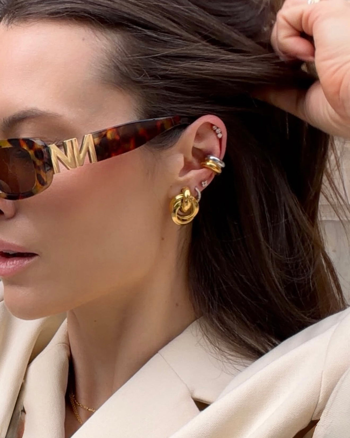 Halo Knot Earrings