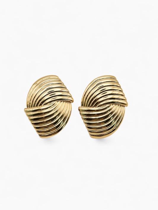 Ripple Oversized Ear Studs