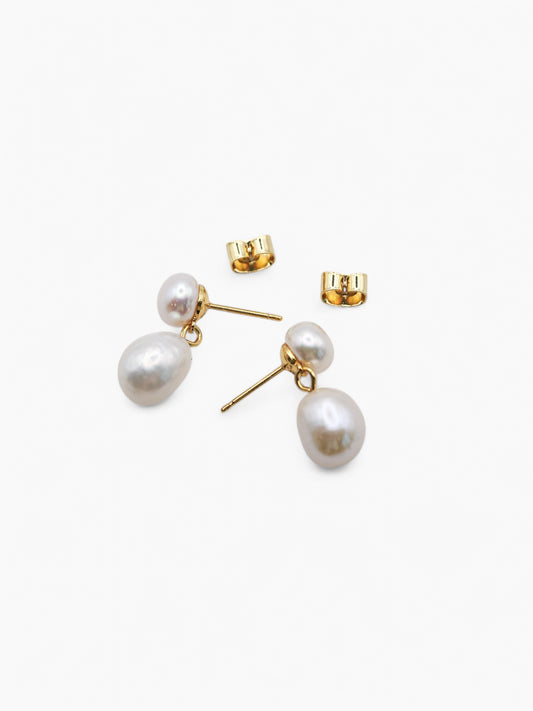 Freshwater Pearl Drop Earrings